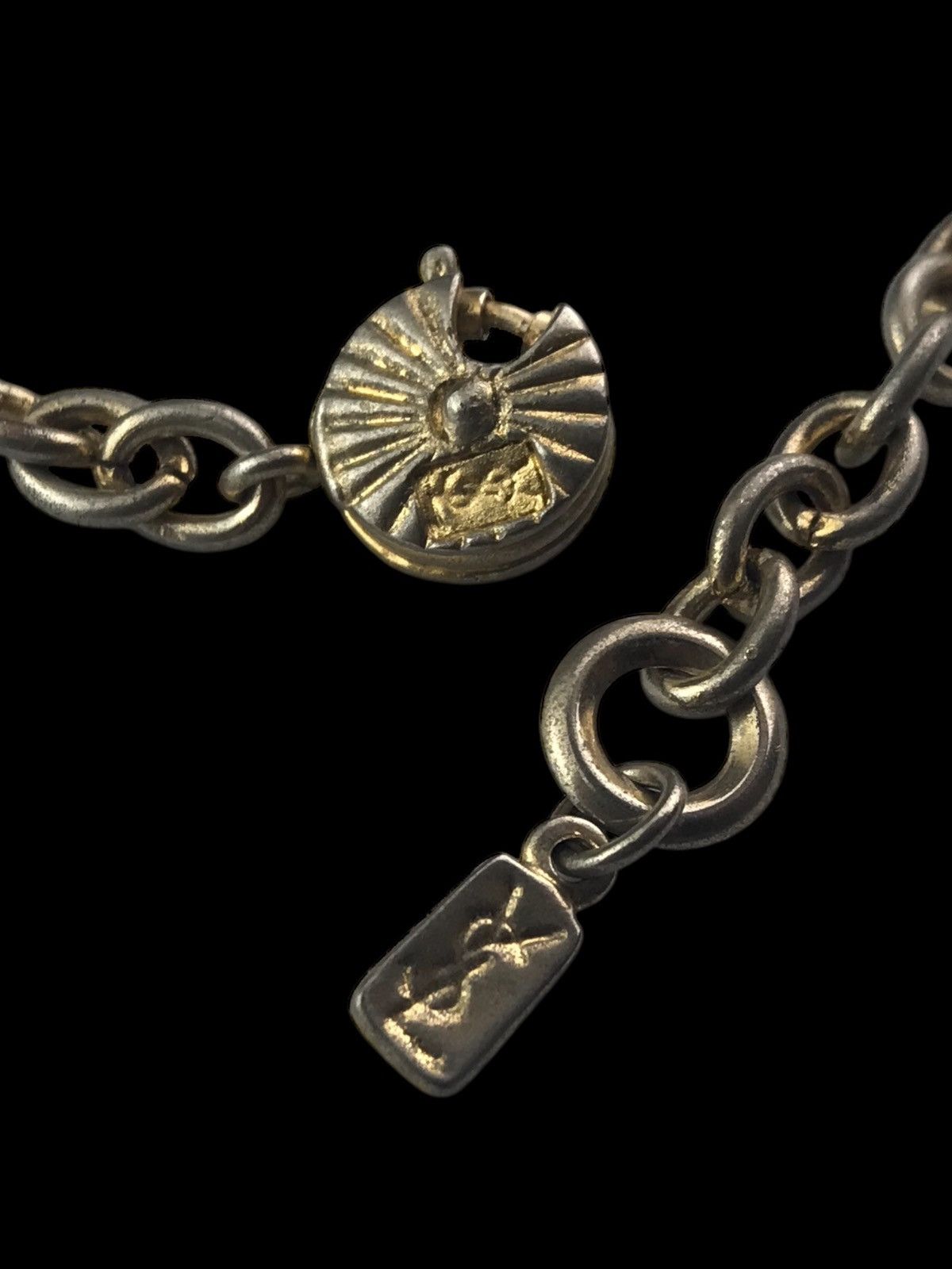 Saint Laurent Paris VINTAGE 80’s YVES SAINT LAURENT NECKLACE RHINESTONE Size ONE SIZE - 9 Thumbnail
