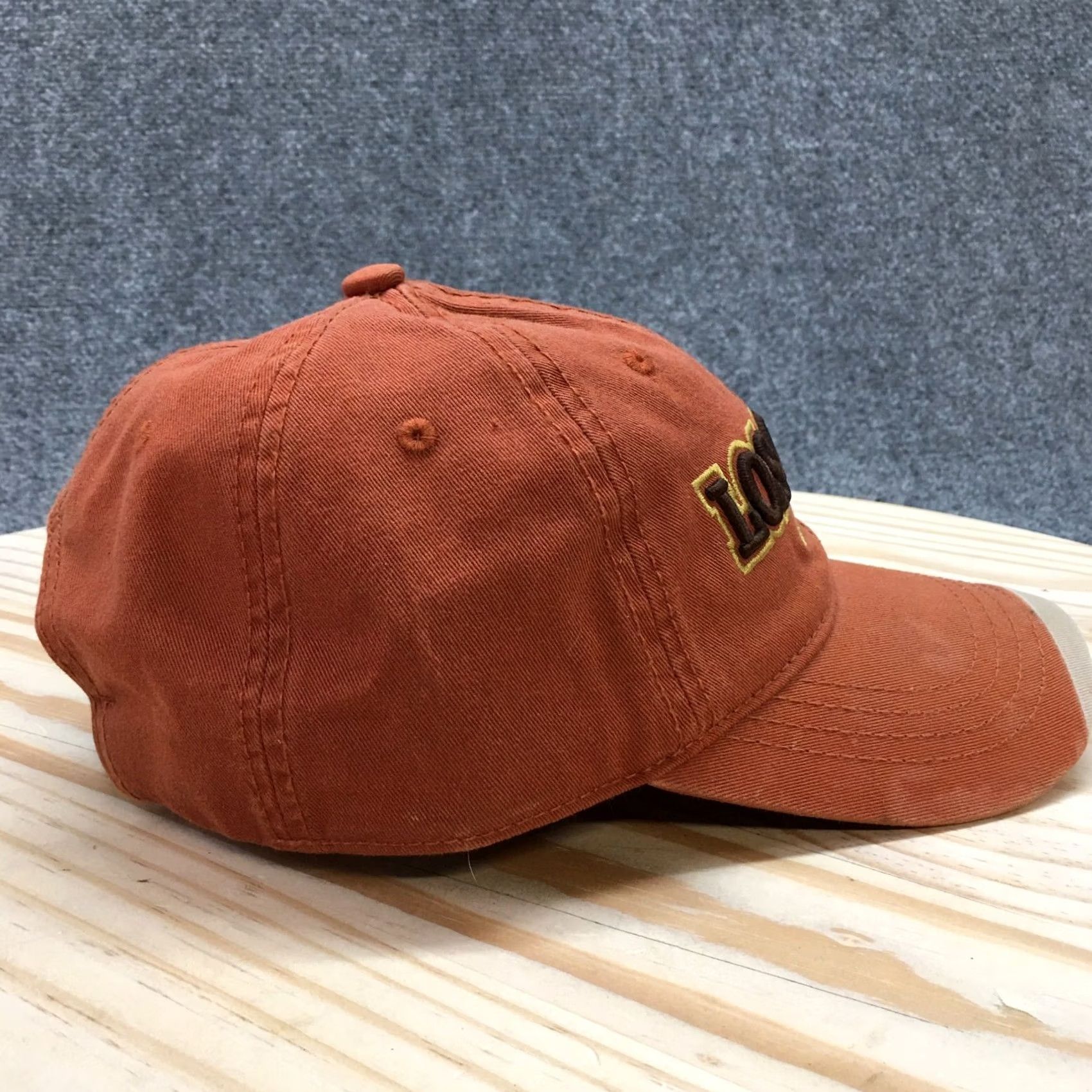 Vintage Explosion Los Cabos Baseball Hat Men Orange OS Curved Brim Embroidered Logo Size ONE SIZE - 6 Thumbnail