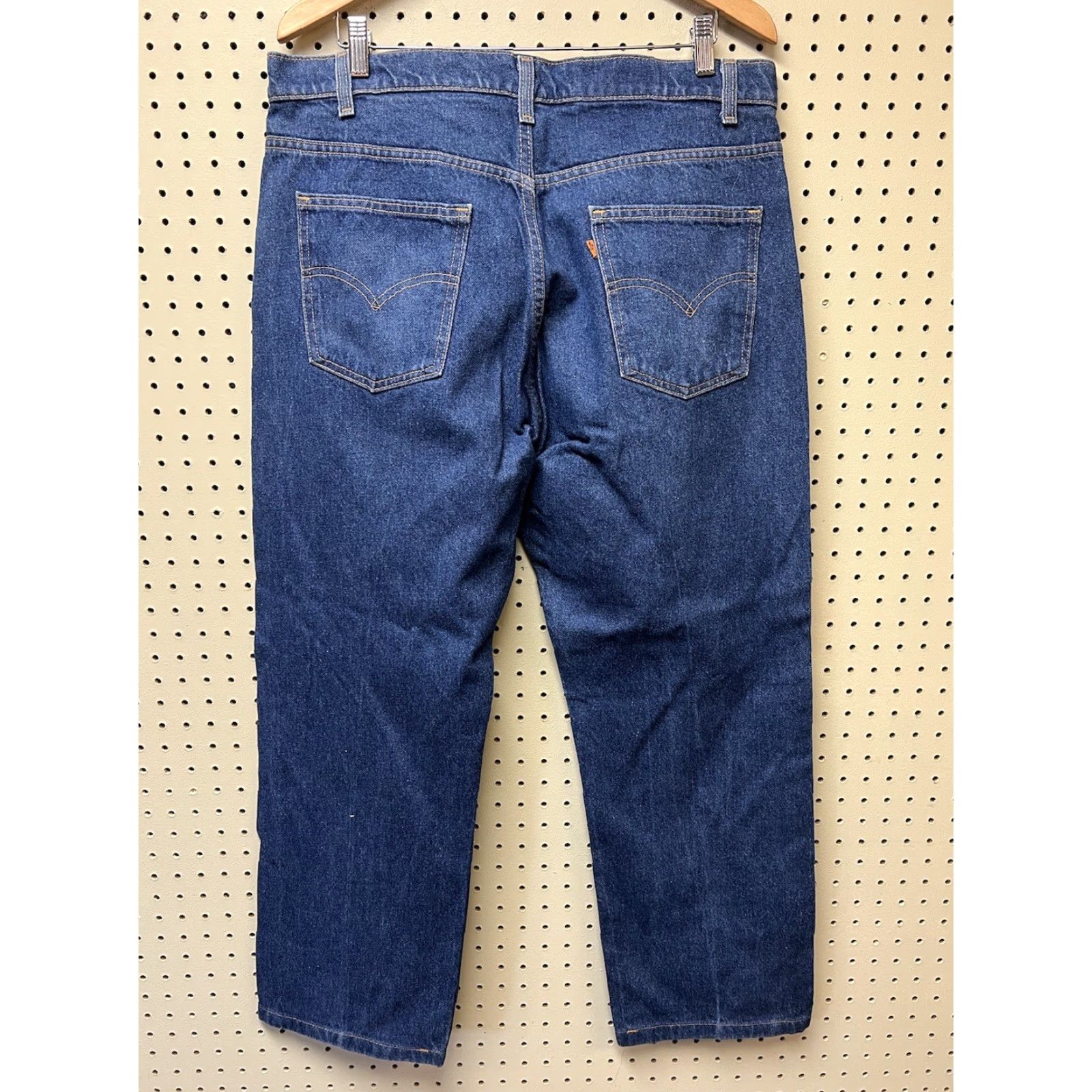 Levi's VINTAGE Levi's 505 Jeans Orange Tab Straight Blue Denim 36x30 Mens 90s USA Size US 36 / EU 52 - 2 Thumbnail