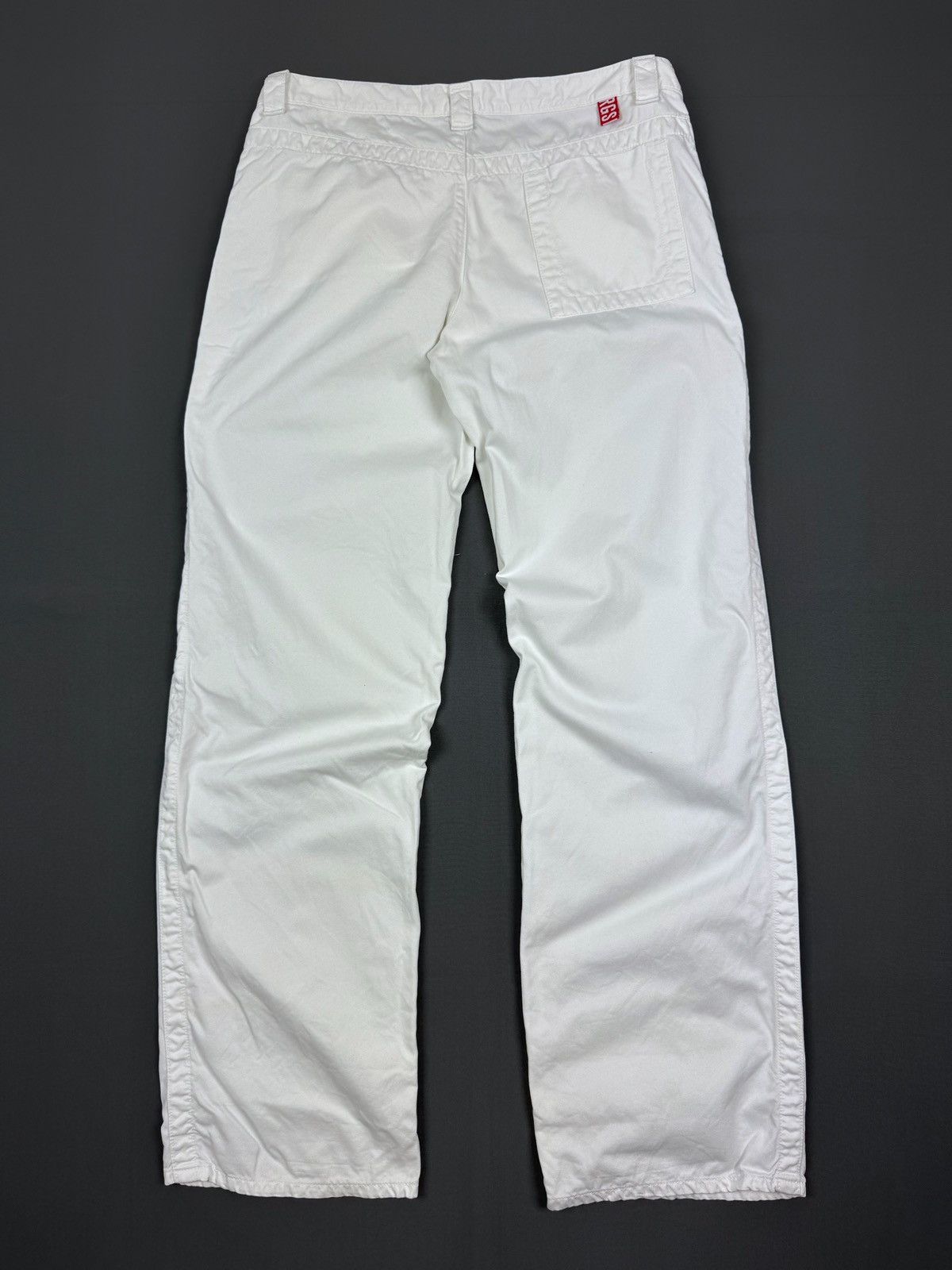 Dirk Bikkembergs Y2K Vintage Faded Dirk Bikkembergs White Workwear Pants Size 34" / US 12 / IT 48 - 13 Thumbnail