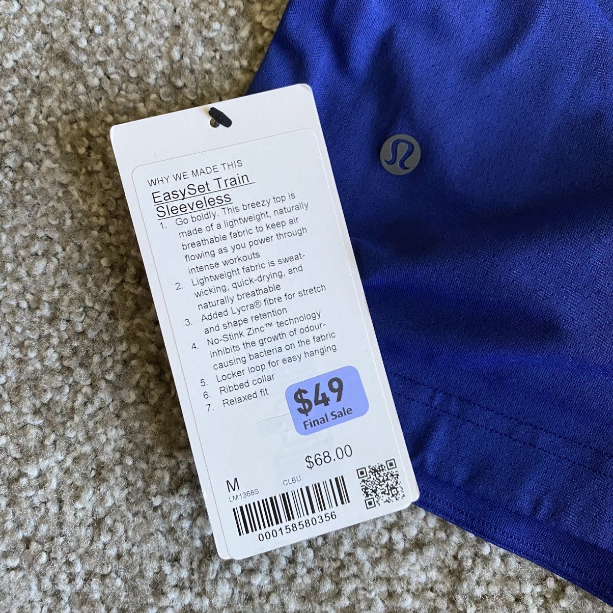 Lululemon Lululemon EasySet Train Tank Top Size US M / EU 48-50 / 2 - 4 Thumbnail