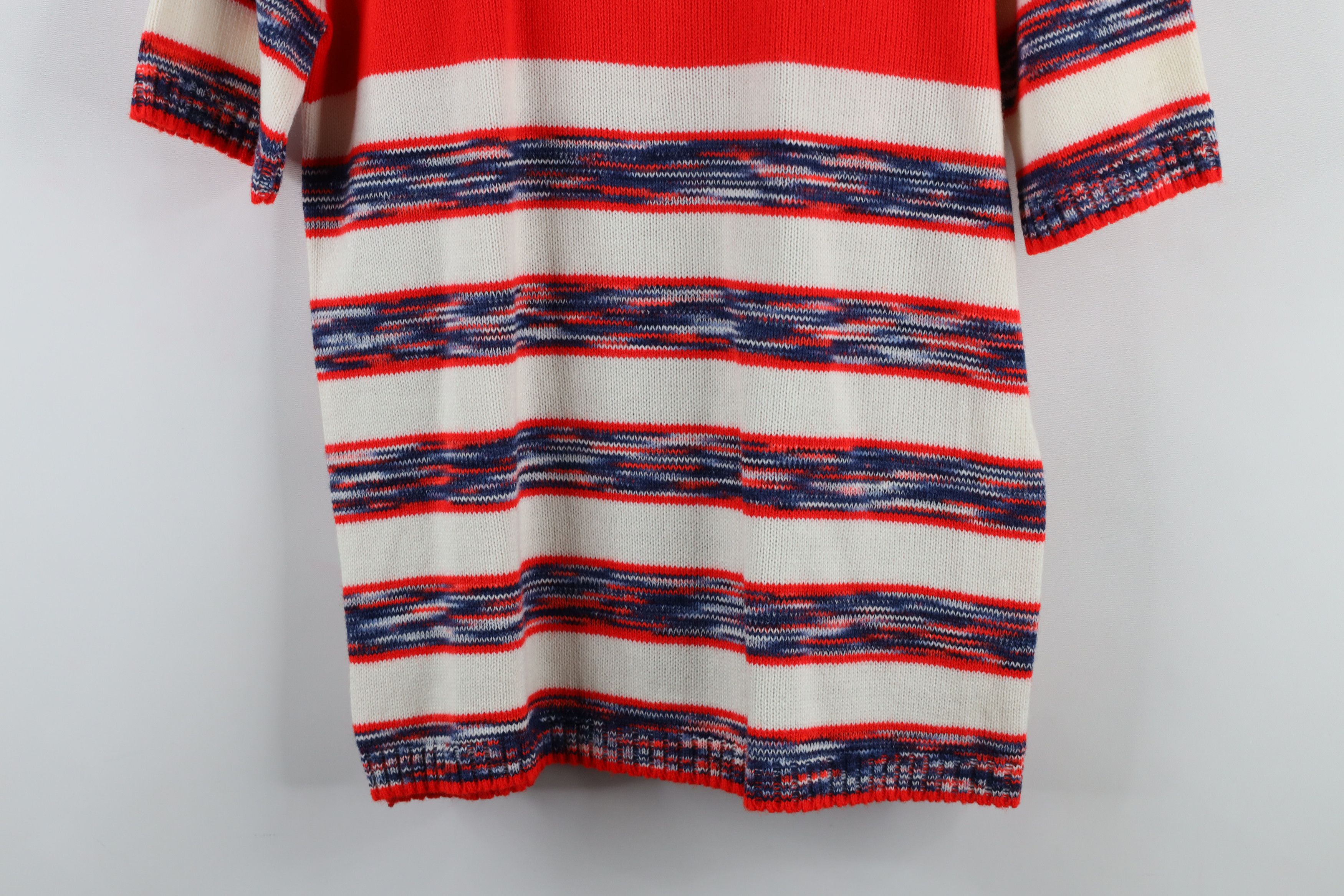 Vintage Vintage 60s 70s Streetwear Short Sleeve Henley Sweater USA Size M / US 6-8 / IT 42-44 - 7 Thumbnail