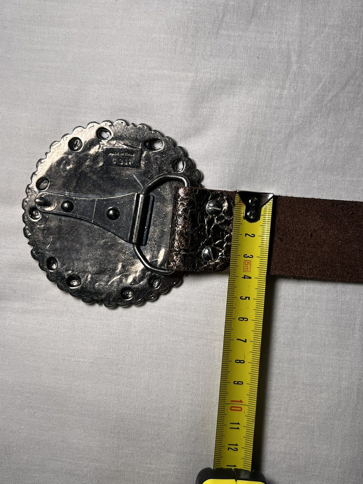 Cowboy Equipment Avant Garde Vintage Glamour Cowboy Leather belts Y2K Size 34 - 11 Thumbnail