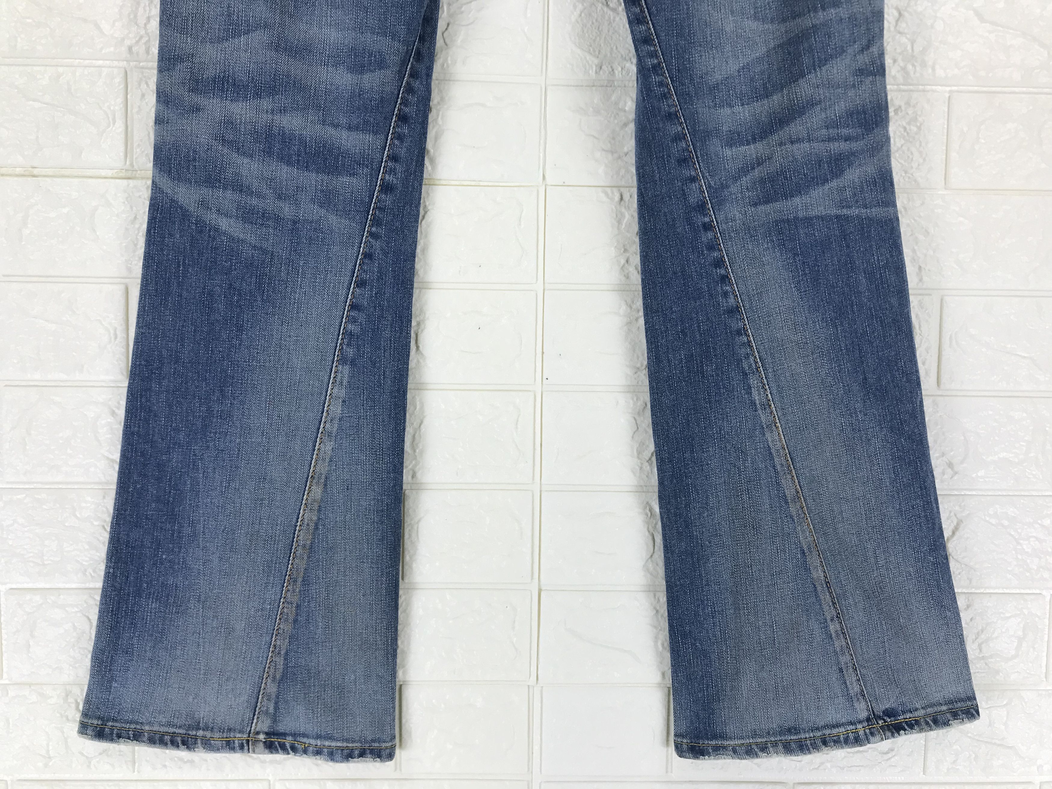 Edwin Vintage Edwin Cowboy Leather Buckle Back Flare Jeans Size US 32 / EU 48 - 4 Thumbnail