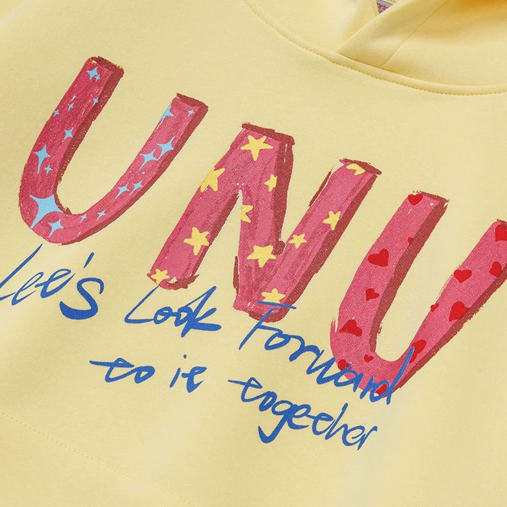 Vintage Hip-hop trendy street loose graffiti letter hoodie Size US M / EU 48-50 / 2 - 4 Thumbnail