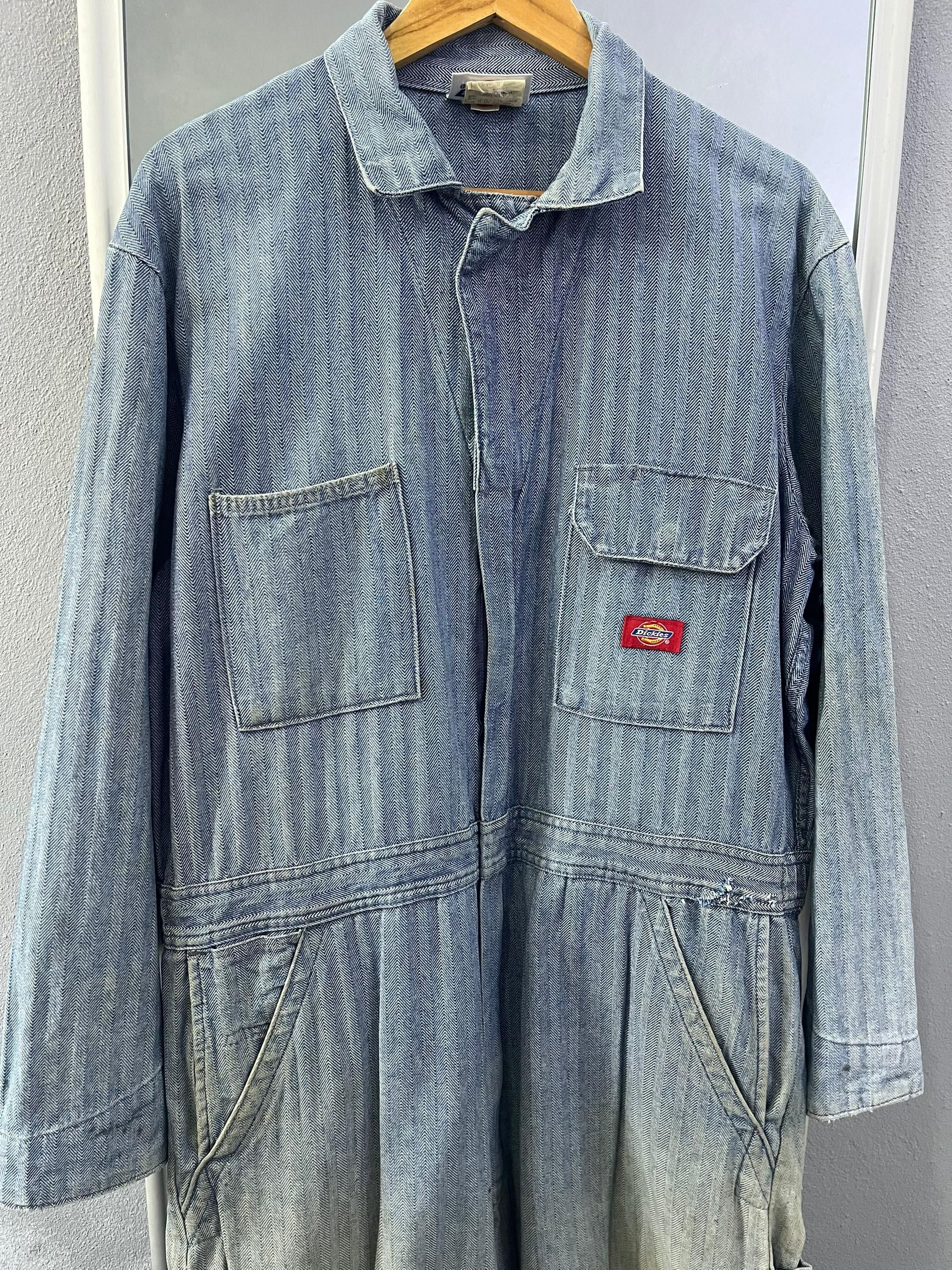 Dickies Vintage Dickies Herringbone Denim Coverall Size US 42 / EU 58 - 4 Thumbnail
