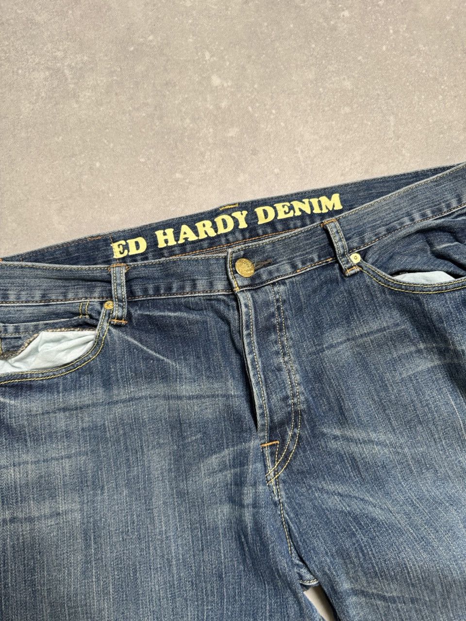 Ed Hardy Ed Hardy Baggy Jeans XL Vintage streetwear y2k Size US 40 / EU 56 - 3 Thumbnail