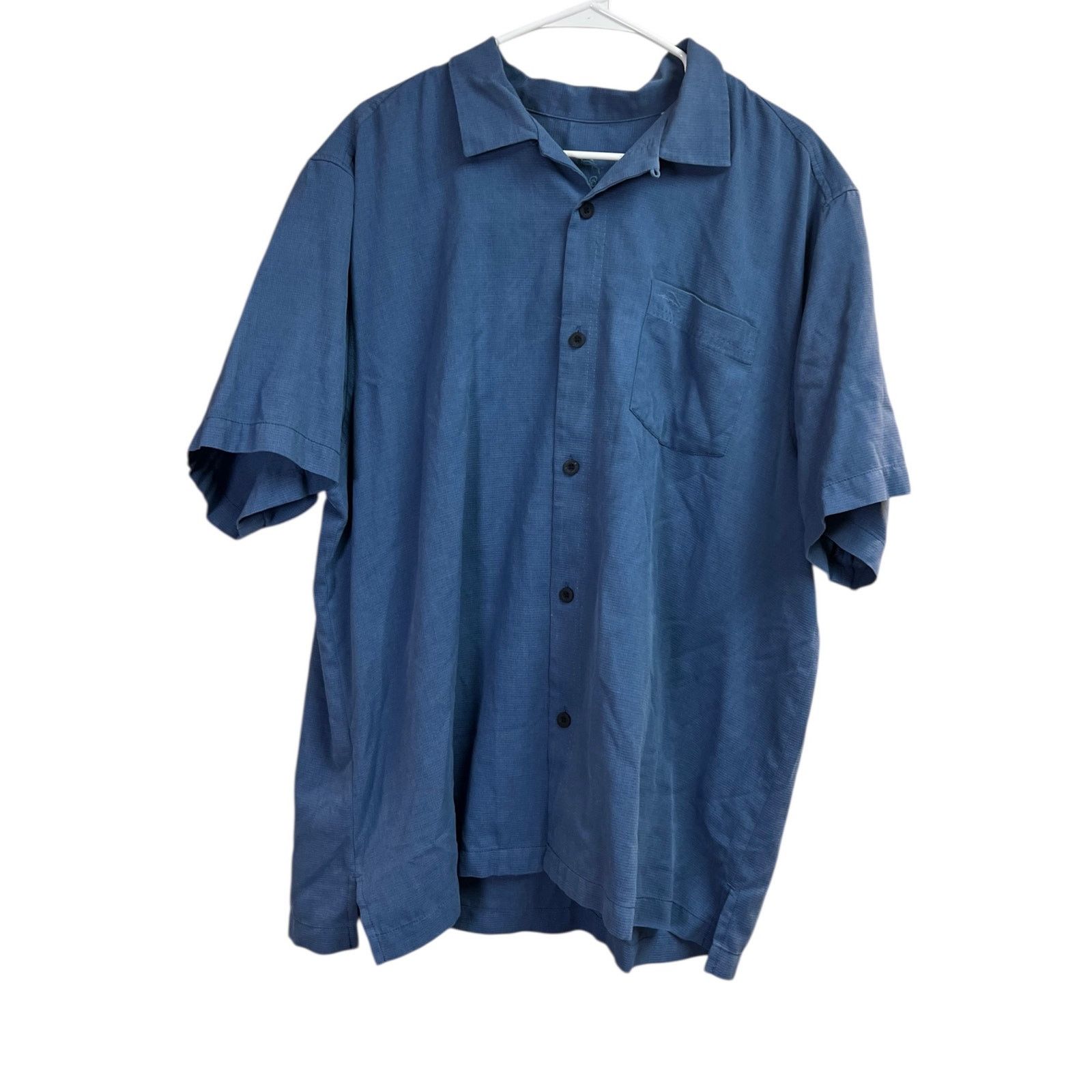 Tommy Bahama Tommy Bahama Short Sleeve Blue Button Up Hawaiian Shirt XL Size US XL / EU 56 / 4 - 1 Thumbnail