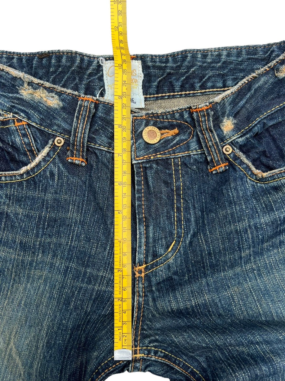 Edwin Flare💥 Vienus Something Mudwash Bootcut Denim Jeans 29x33 Size 29" - 13 Thumbnail