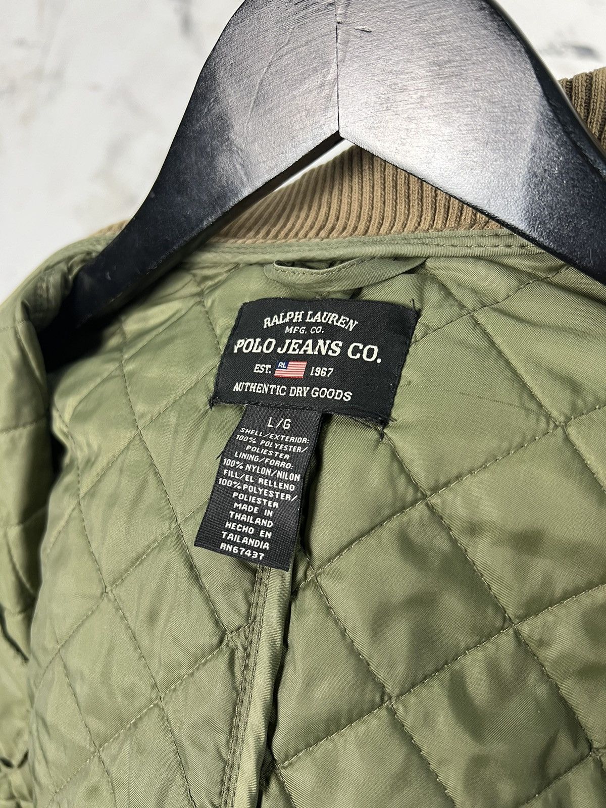 Ralph Lauren Vintage Polo Jeans Company Ralph Lauren Quilted Jacket M - L Size L / US 10 / IT 46 - 6 Thumbnail