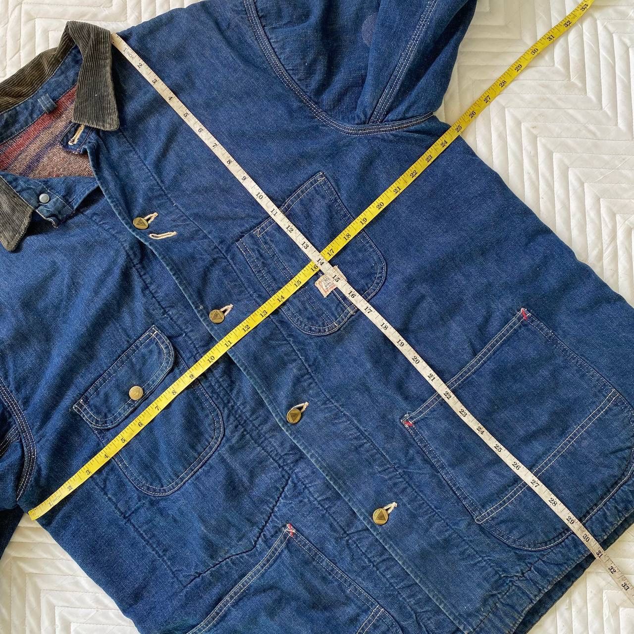 Sears True Vintage 50s Sears Denim Chore Jacket Size US XL / EU 56 / 4 - 6 Thumbnail