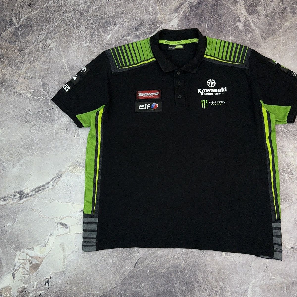 Other Kawasaki T shirt Motosport Racing Team Polo Shirt Mens 2XL Size US XXL / EU 58 / 5 - 4 Thumbnail