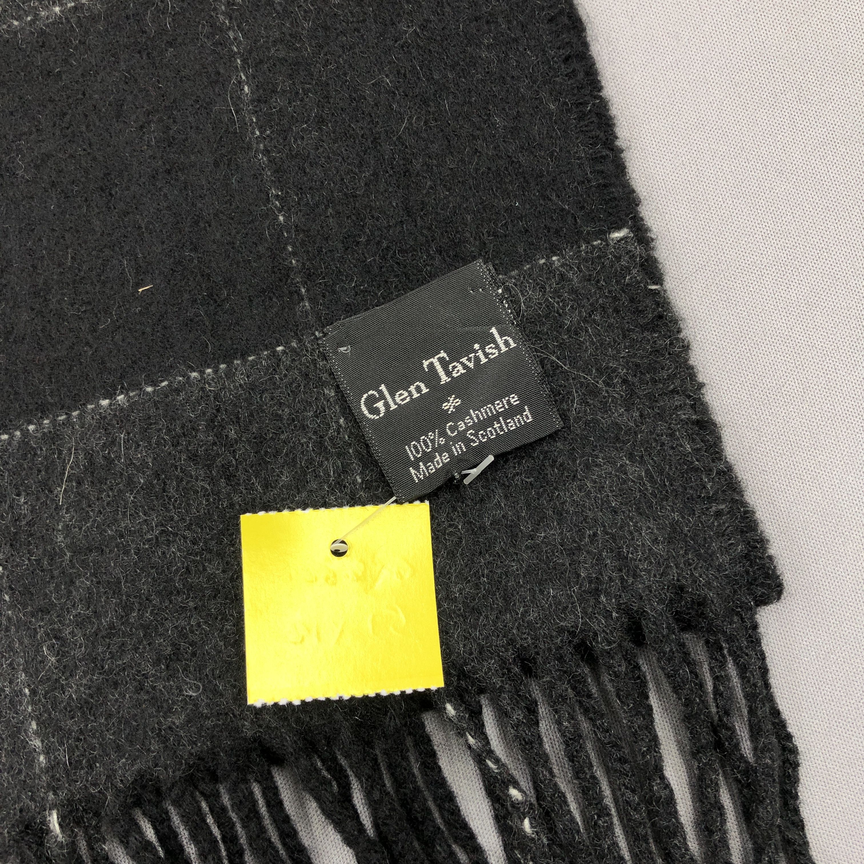 Vintage Vintage Glen Tavish Scarf Muffler Wool Cashmere Scarves Size ONE SIZE - 4 Thumbnail