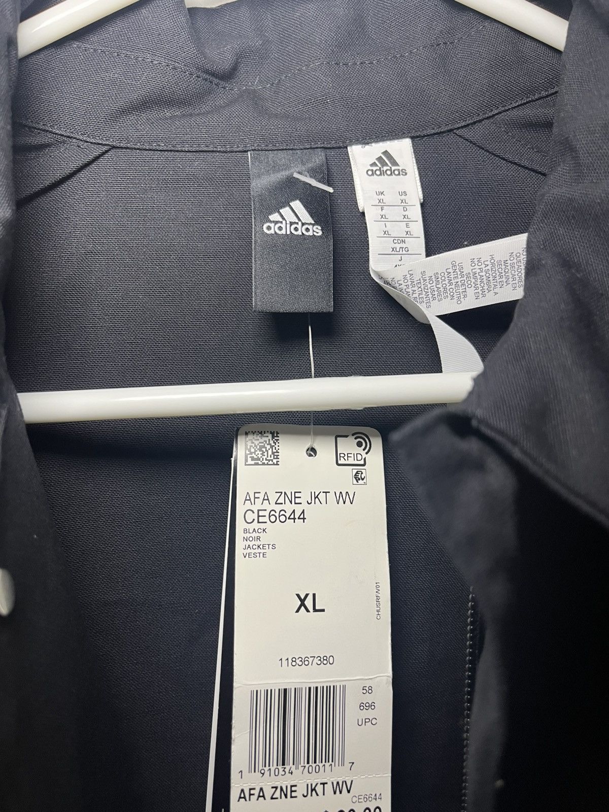 Adidas New Adidas Argentina 2018 Woven Full Zip Z.N.E Jacket Coat Size US XL / EU 56 / 4 - 6 Thumbnail