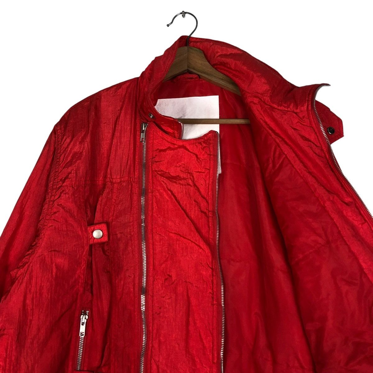 Japanese Brand 🔥BOMBER JACKET DOUBLE ZIPPER PARACHUTE BONDAGE ISSEY MIYAKE Size US M / EU 48-50 / 2 - 14 Thumbnail