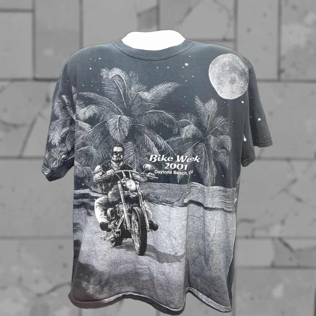 Anvil VINTAGE Anvil T-Shirt USA Bike Week 2001 Daytona Beach Mens XL Black Graphic USA Mens XL Size US XL / EU 56 / 4 - 1 Thumbnail