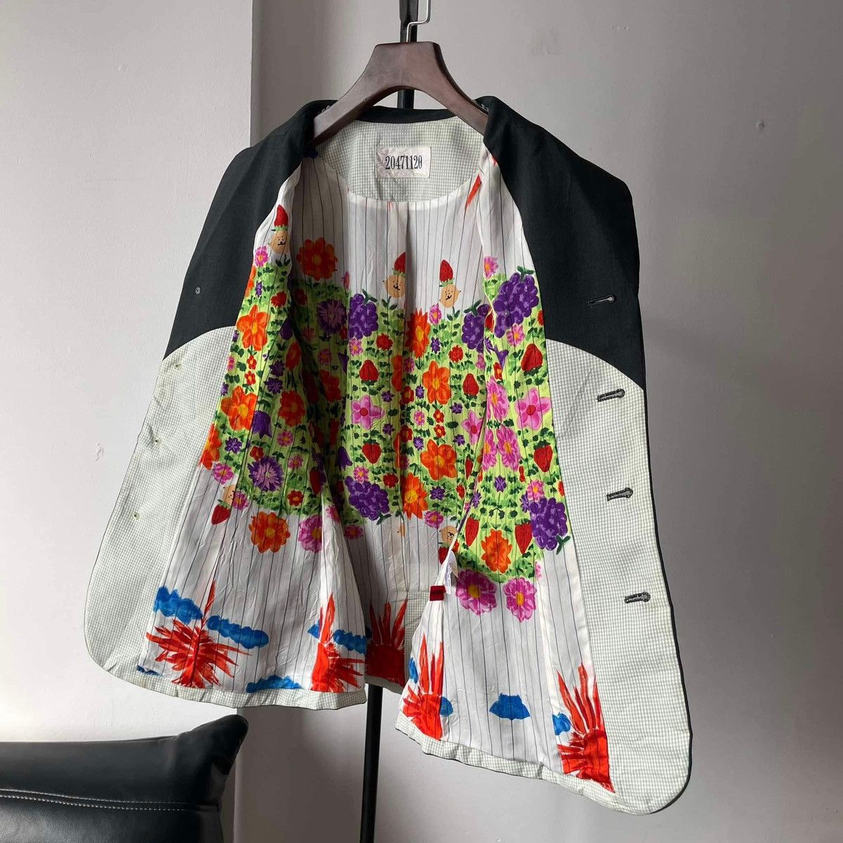 20471120 × Japanese Brand Ss99 20471120 Secret Flower Garden Blazer Size 36R - 1 Thumbnail