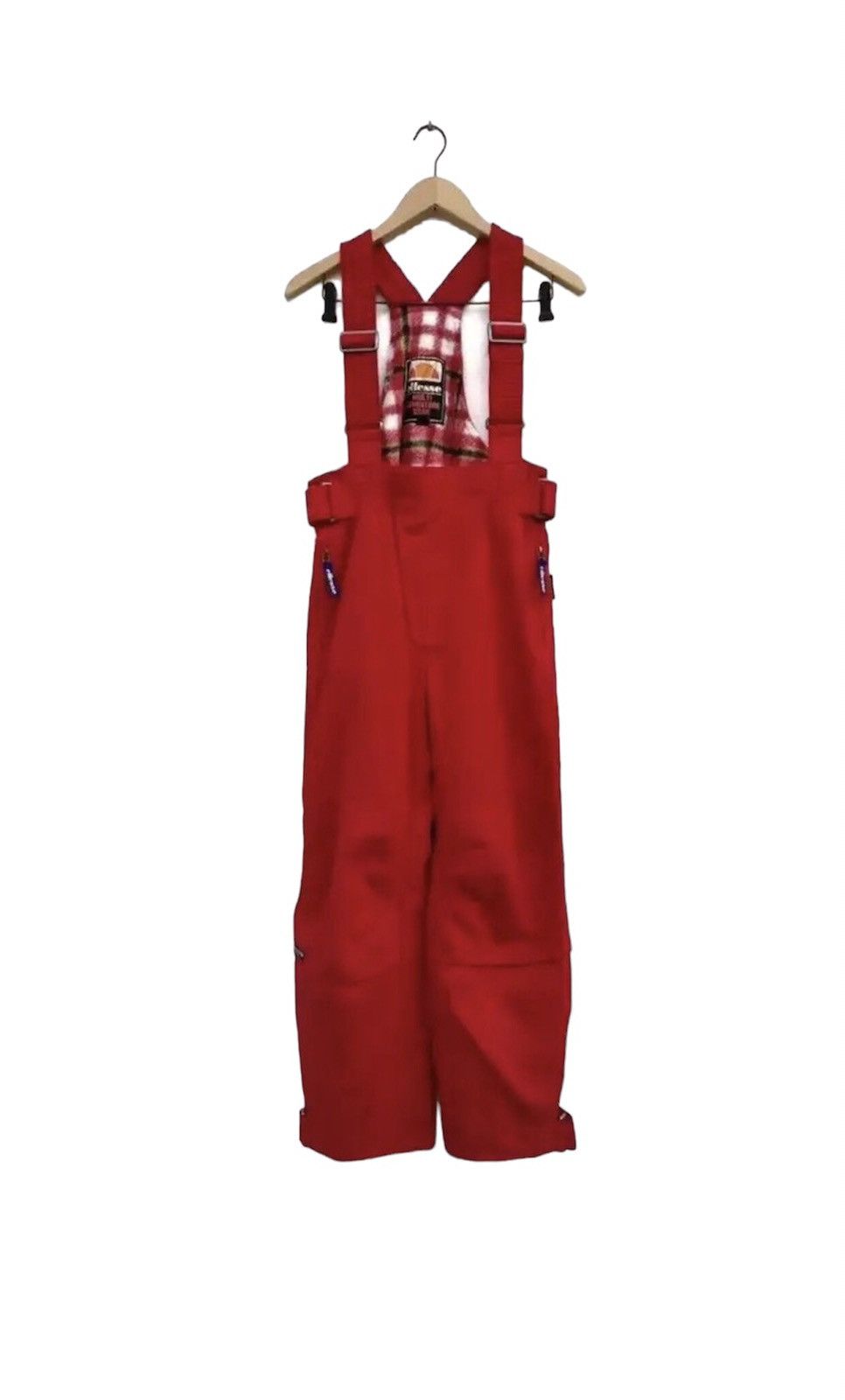 image of VTG Ellesse Ski Multi Adventure Overall in Red, Men's (Size 30)