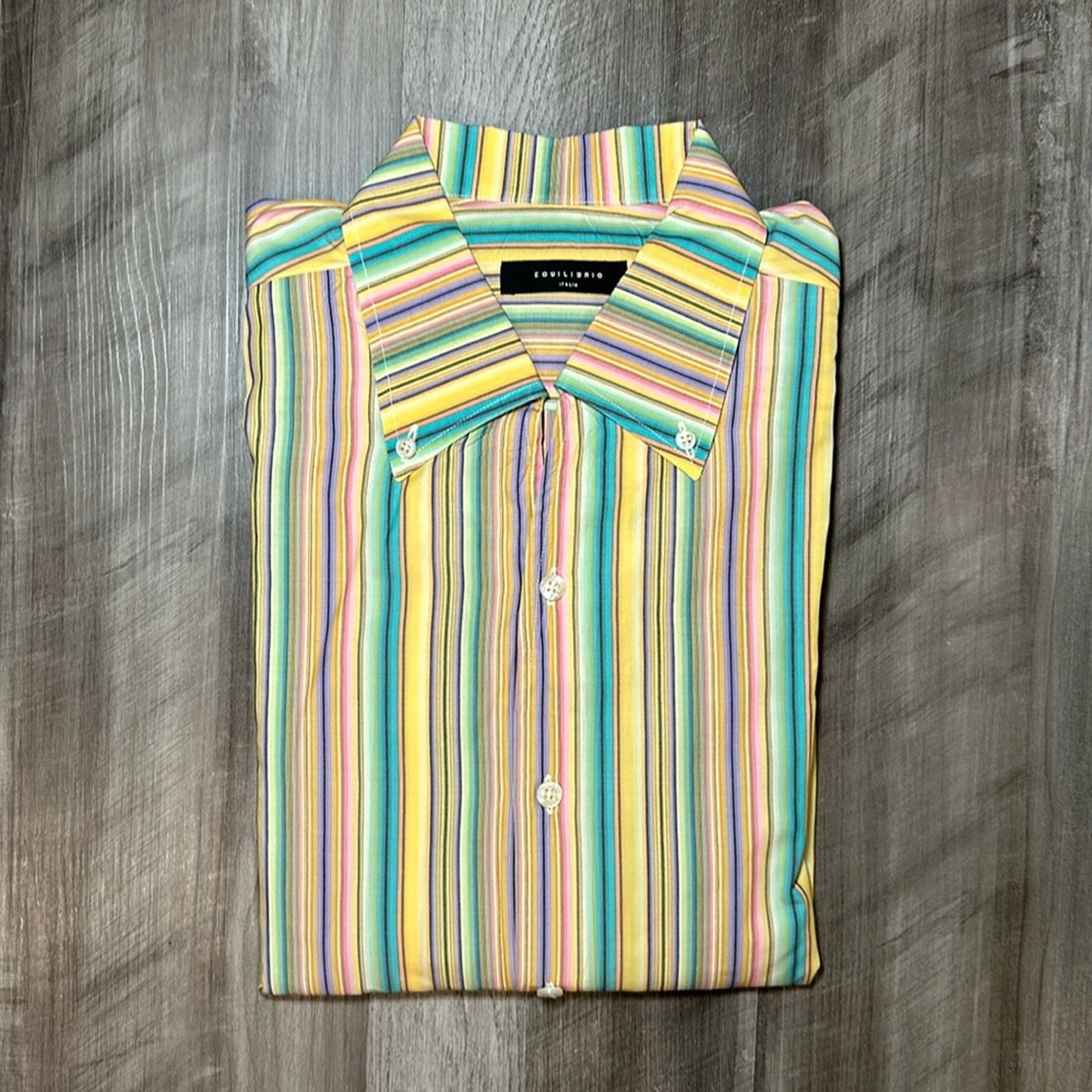 Equilibrio Equilibrio Italia Long Sleeve Button Down - Large Size US L / EU 52-54 / 3 - 1 Thumbnail
