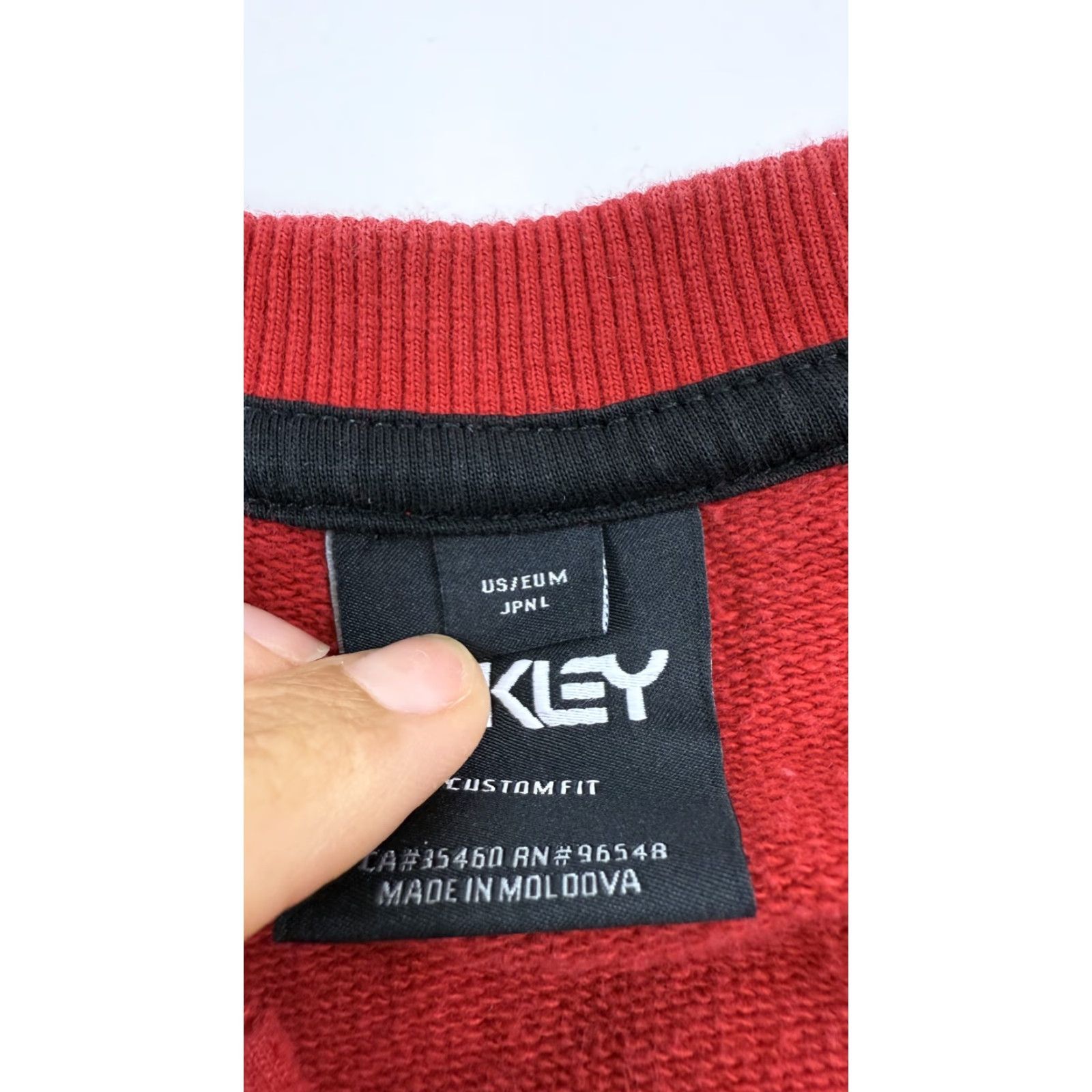 Oakley Oakley Sweatshirt Mens Medium Custom Fit Pullover Spell Out Pullover Size US M / EU 48-50 / 2 - 4 Thumbnail