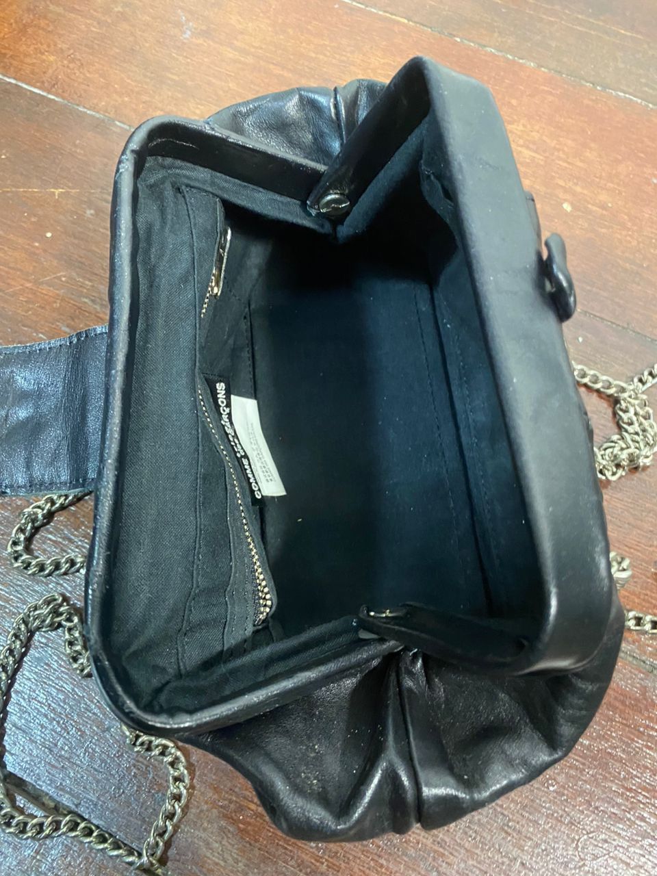 Japanese Brand × Tricot Comme des Garcons × Vintage Vintage tricot Comme des garçons chains shoulder bag Size ONE SIZE - 14 Thumbnail