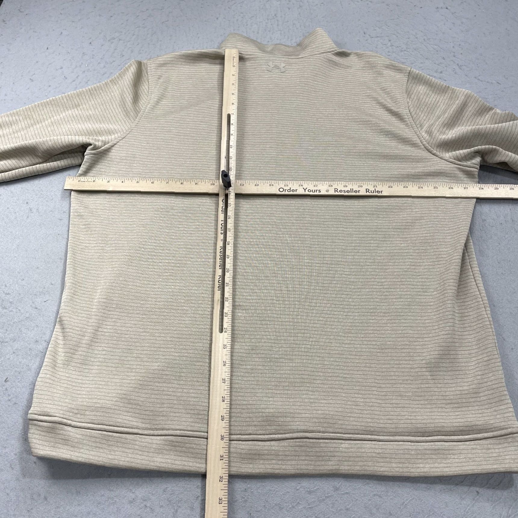 Under Armour Under Armour Jacket Mens 3XLT Tall Beige 1/4 Zip Storm Golf Pullover Activewear Locker Room? Size US XXL / EU 58 / 5 - 6 Thumbnail