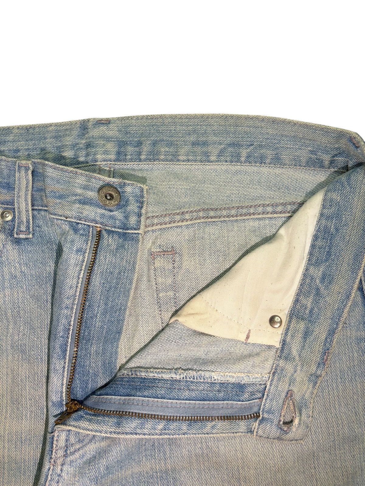 Diesel Vintage Japanese Brand Mud Wash Distress Flare Jeans Size US 31 - 5 Thumbnail