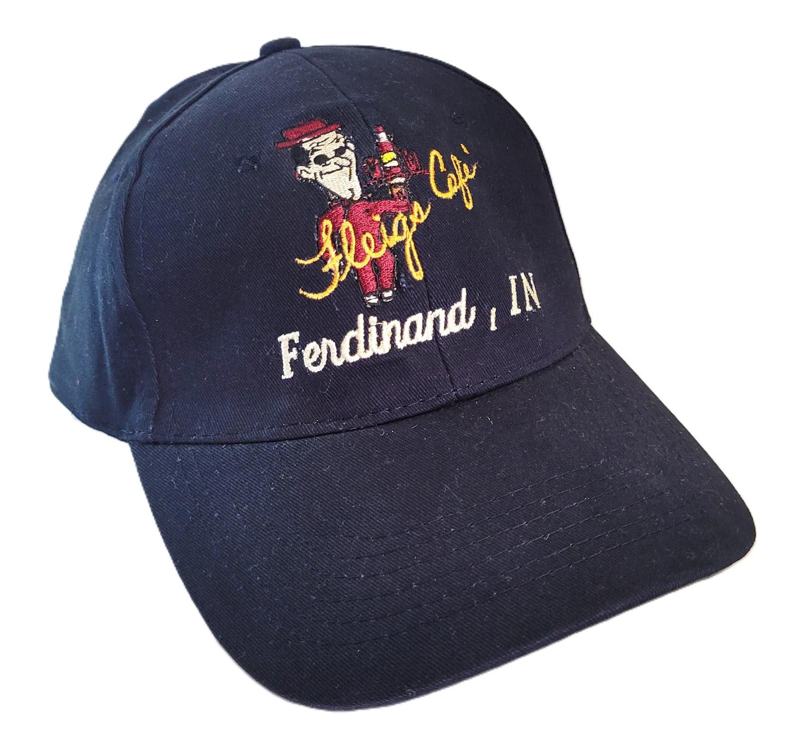 Other Fleig’s Cafe Ferdinand IN Black Baseball Cap Hat Adjustable Size ONE SIZE - 1 Thumbnail