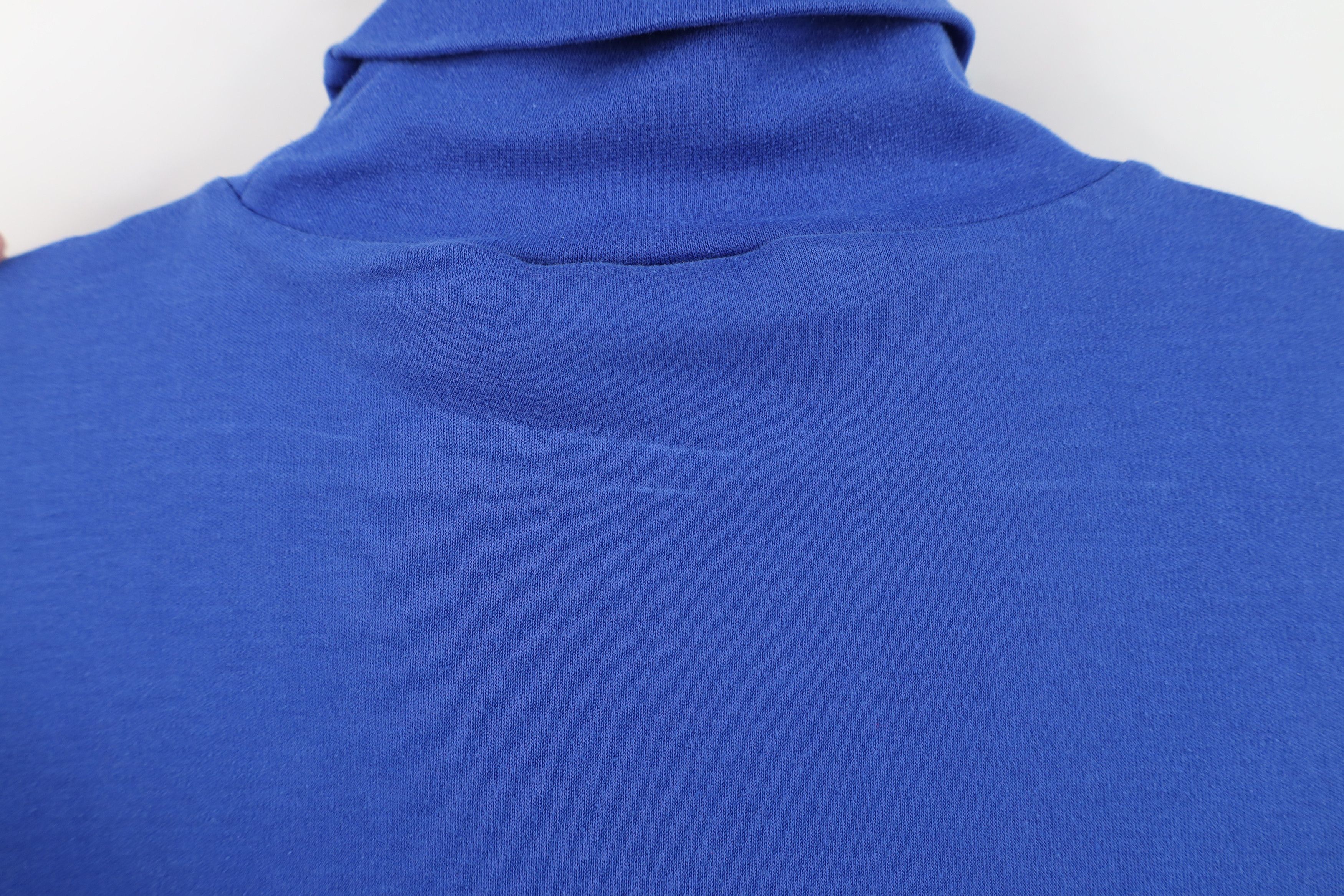 Vintage Vintage 90s Streetwear Blank Long Sleeve Turtleneck T-Shirt Size L / US 10 / IT 46 - 8 Thumbnail