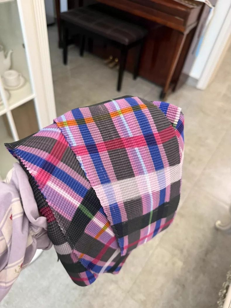 Issey Miyake issey miyake size:one size Checked cardigan 2505-Nextarrow Size XXS / US 00 / IT 34 - 6 Thumbnail