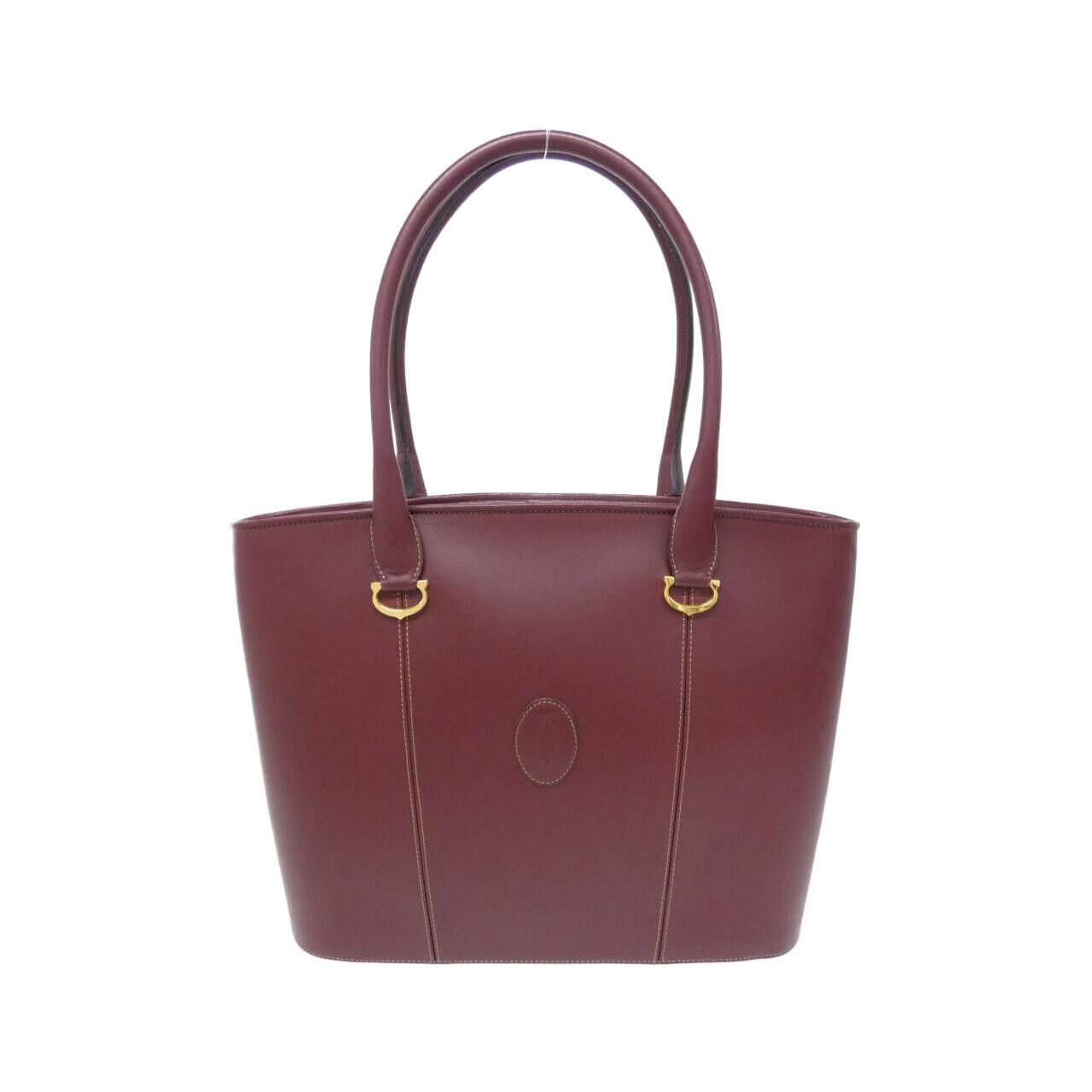 Cartier Cartier Cartier Leather Shoulder Bag Leather Shoulder Bag DUTY FREE for USA Size ONE SIZE - 1 Thumbnail