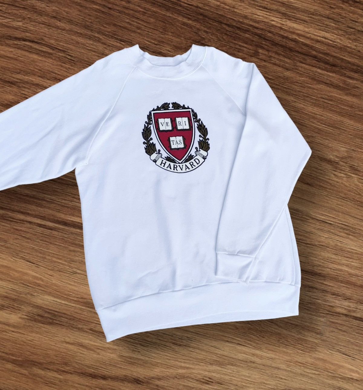 Vintage Rare! Vintage 1980s Harvard University CrewNeck Big Logo Size US M / EU 48-50 / 2 - 1 Thumbnail