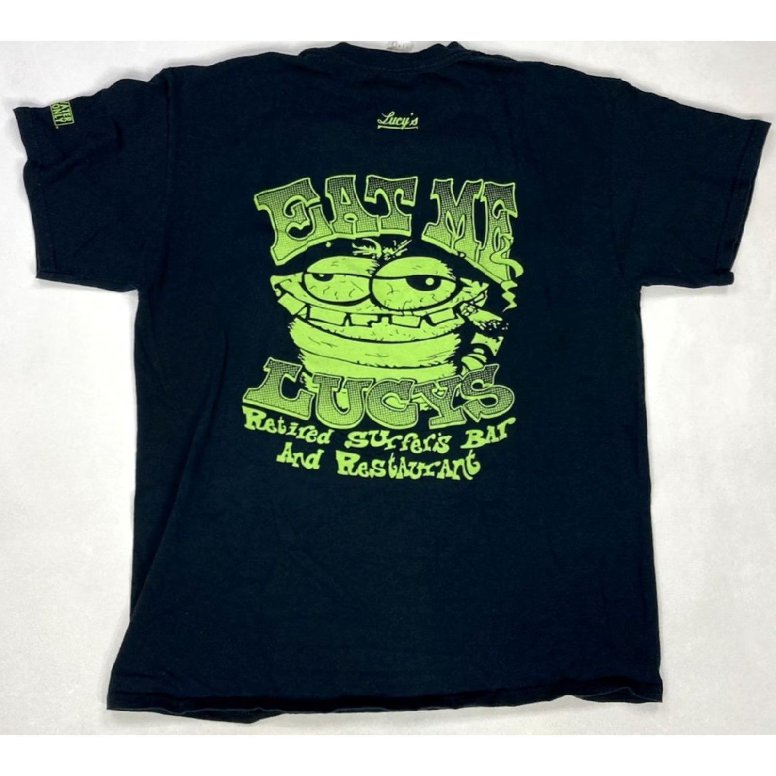 Gildan Gildan Lucy's Bar T-Shirt Men Large Black Graphic Print Crew Neck Short Sleeve All Seasons Logo Daytime Size US L / EU 52-54 / 3 - 4 Thumbnail