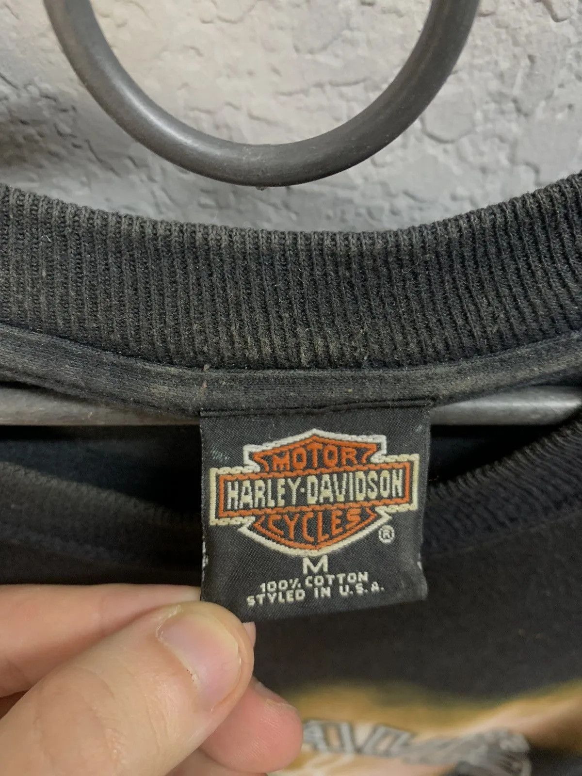 Harley Davidson × Vintage Vintage Y2K HARLEY DAVIDSON RARE FADED TEE Size US M / EU 48-50 / 2 - 3 Thumbnail