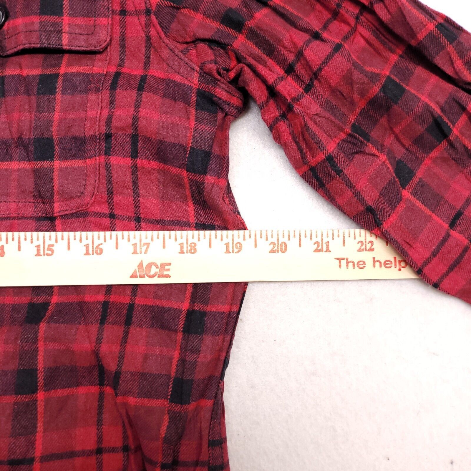 Old Navy Old Navy Tartan Flannel Button Shirt Mens Size Small S Red Size US S / EU 44-46 / 1 - 9 Thumbnail