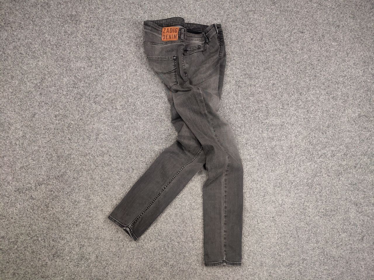 Zadig & Voltaire Zadig & Voltaire Design Slim Gray Denim Jeans Size US 31 - 11 Thumbnail