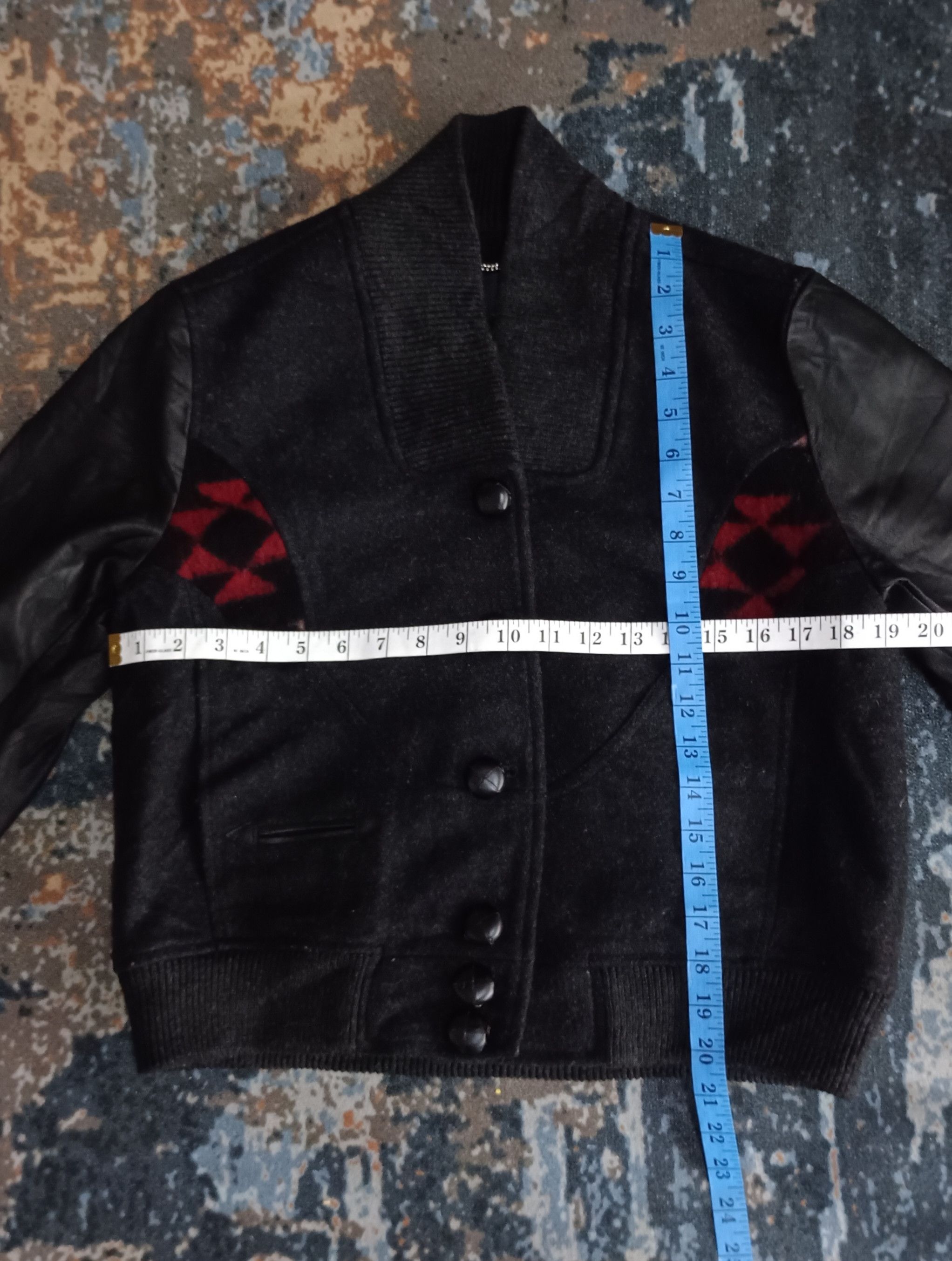Diesel Vintage Diesel Blouson Leather Wool Varsity Size US M / EU 48-50 / 2 - 17 Thumbnail