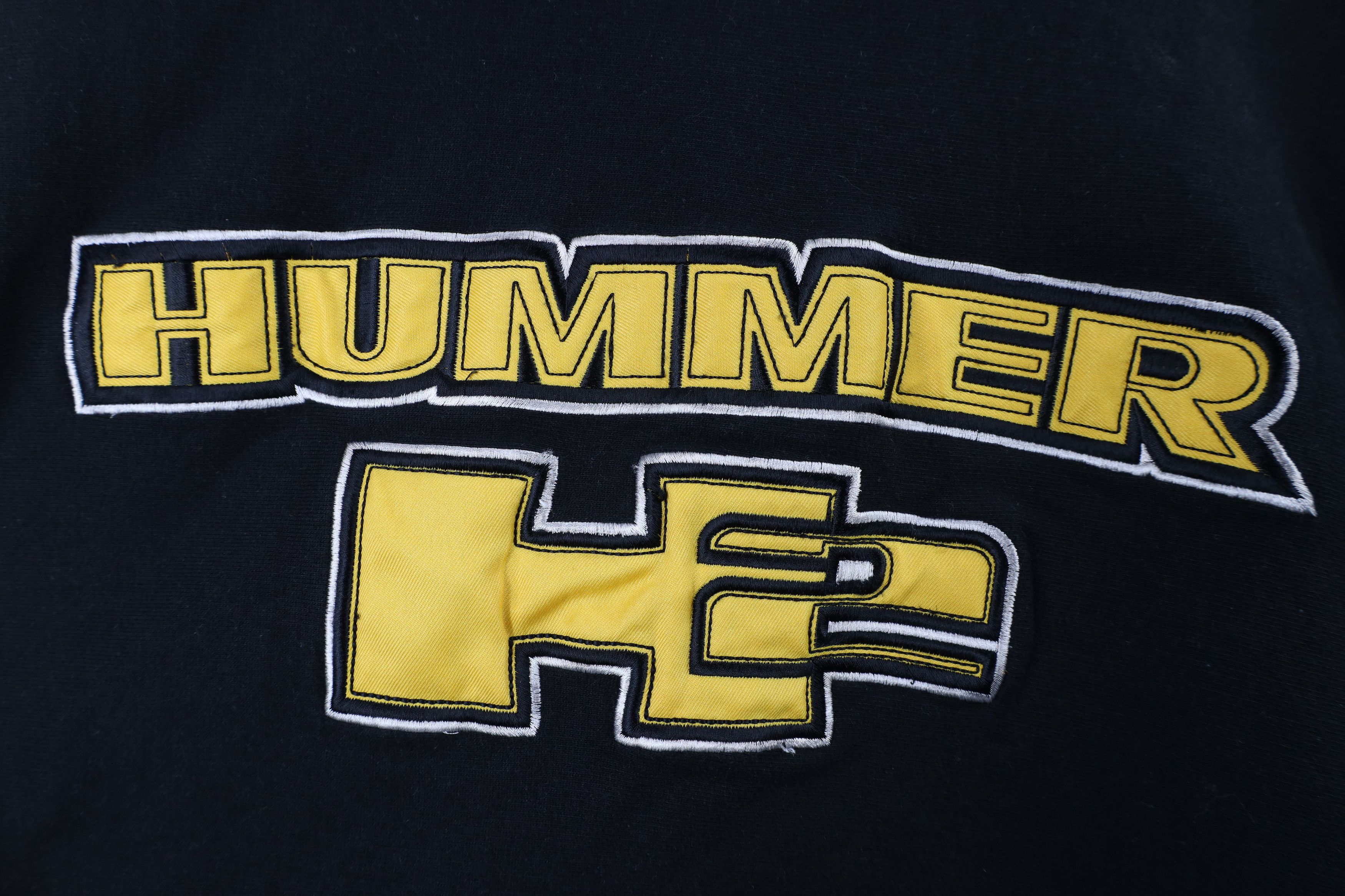 Vintage Vintage 90s Y2K Heavyweight Hummer H2 Crewneck Sweatshirt Size US L / EU 52-54 / 3 - 4 Thumbnail