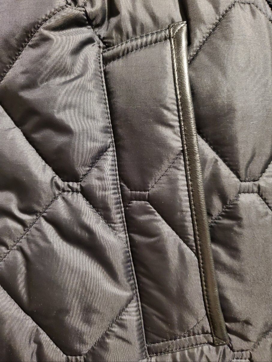 Burberry Burberry London Leather-trimmed Quilted Jacket Sz. 50 Size US M / EU 48-50 / 2 - 8 Thumbnail