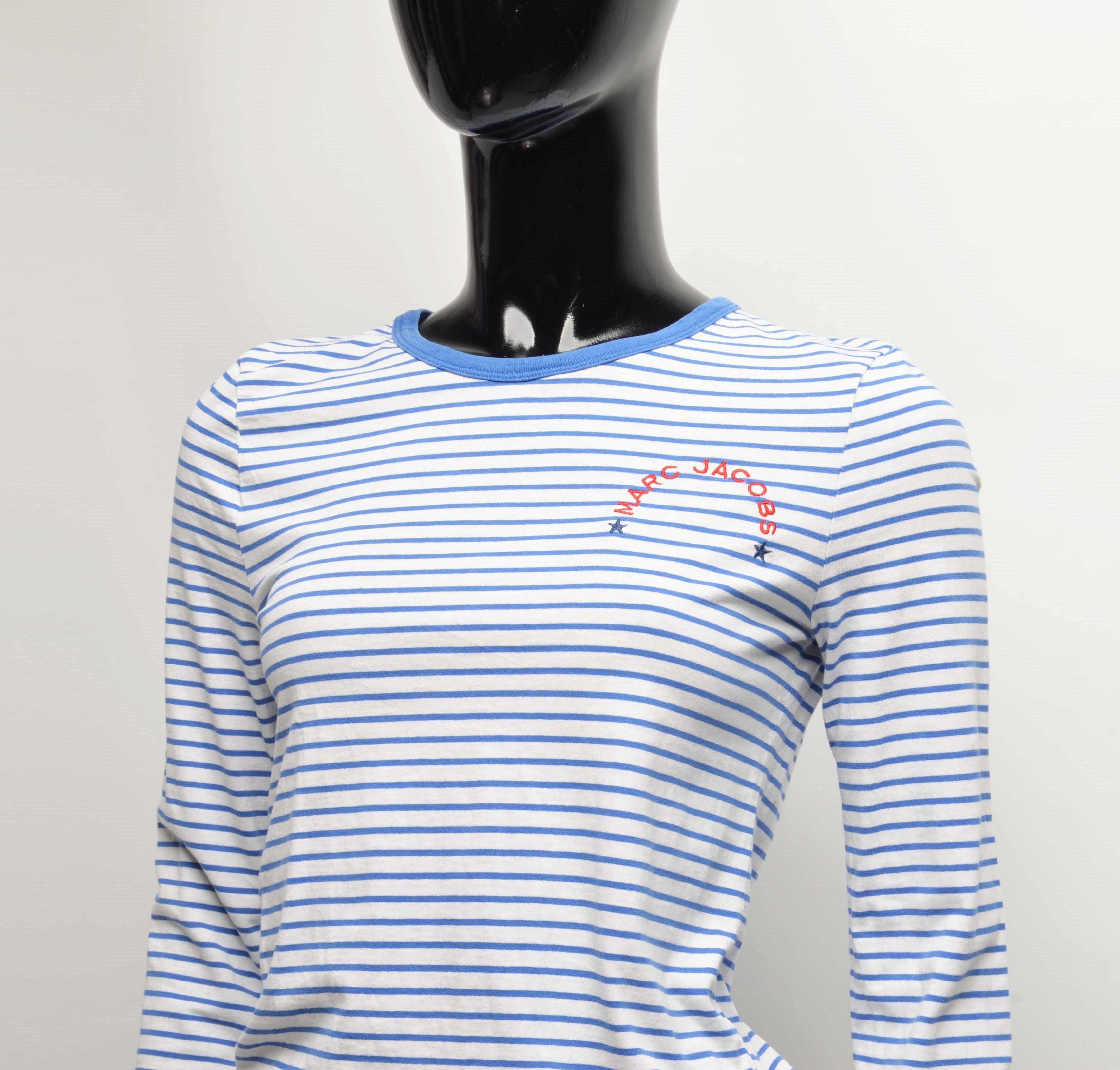 Marc Jacobs Marc Jacobs Striped Long Sleeve Top Jumper Size XS / US 0-2 / IT 36-38 - 2 Thumbnail