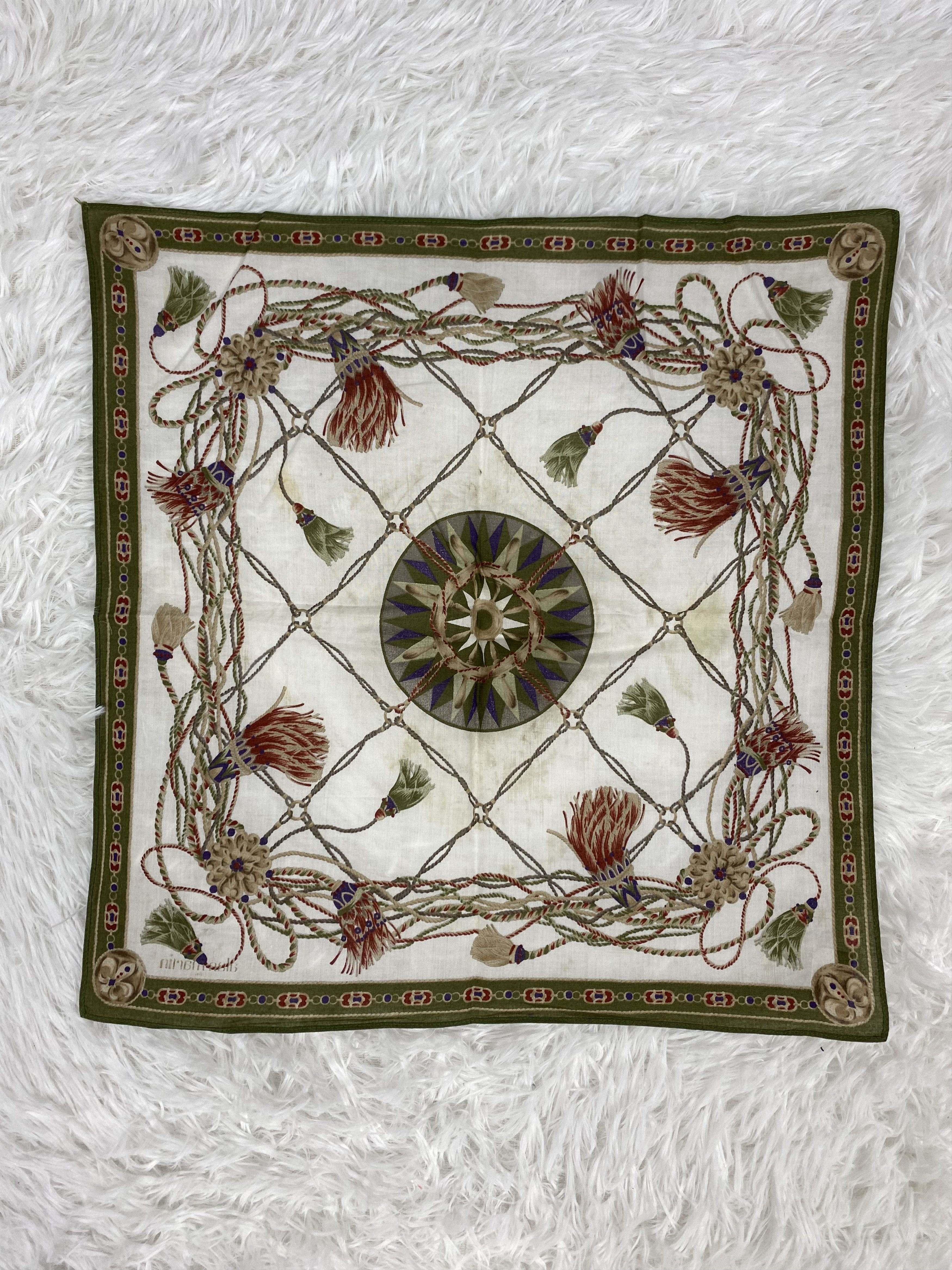 Designer × Vintage Vintage Alan Marlin Handkerchief Neckerchief PH0955 Size ONE SIZE - 5 Thumbnail