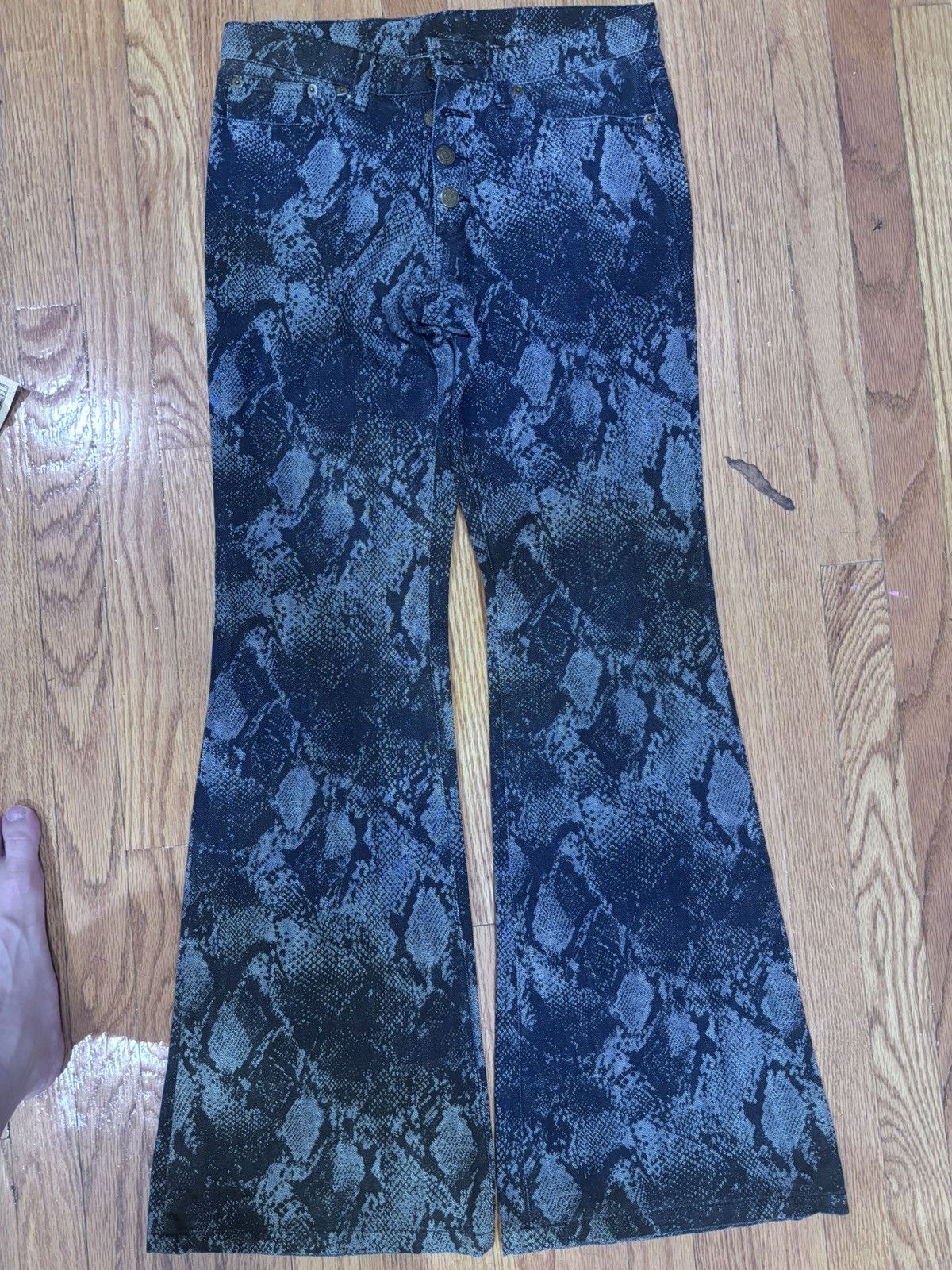 Tornado Mart Tornado mart jeans snake skin Size US 29 - 1 Thumbnail