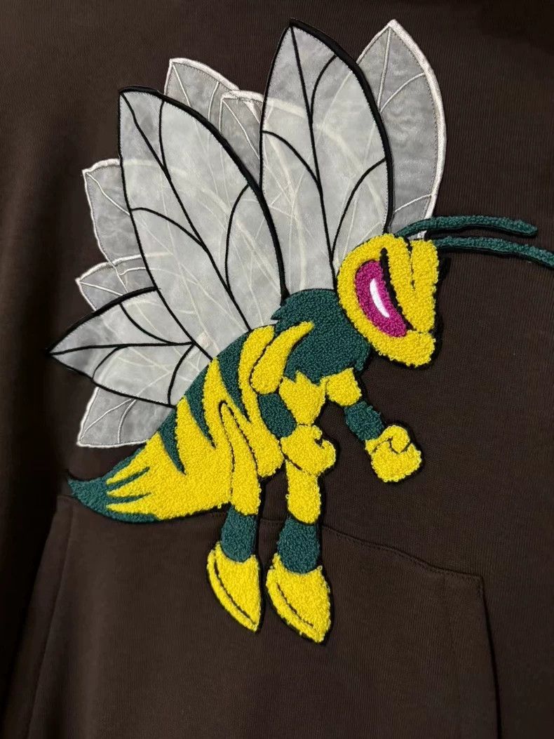 Louis Vuitton Louis Vuitton Brown Bee Hoodie 2501-Nextarrow Size US S / EU 44-46 / 1 - 2 Thumbnail