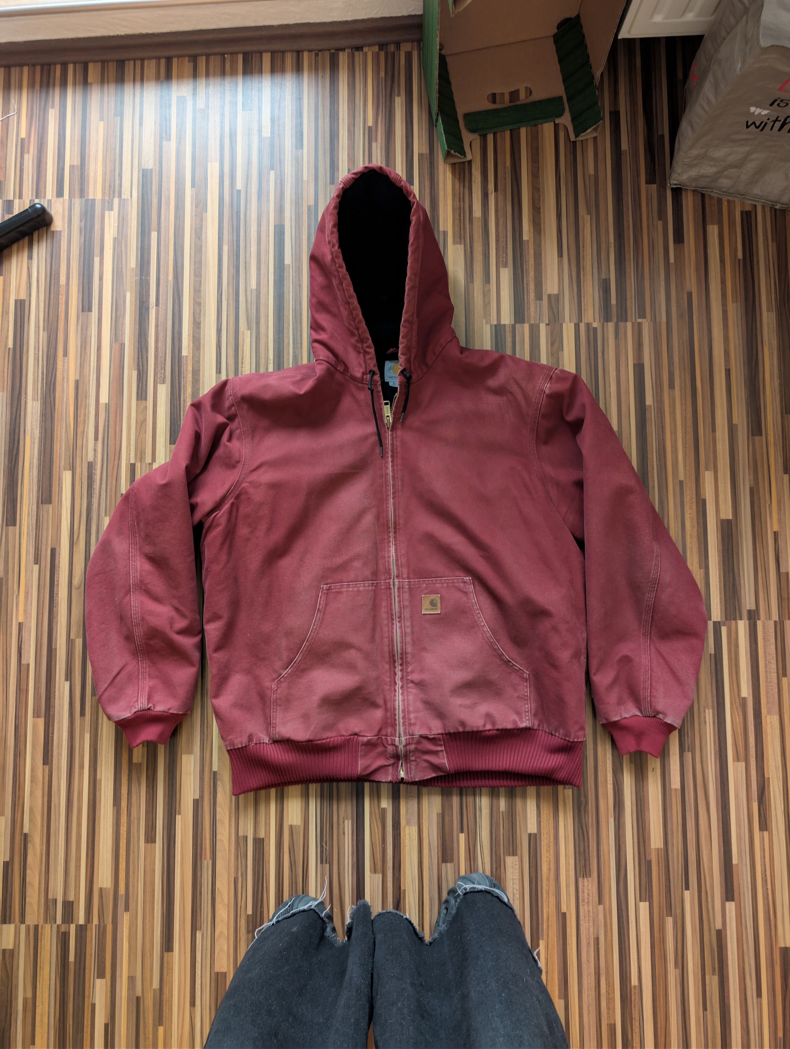 Carhartt Carhartt authentic Vintage 90's faded Jacket Size US XL / EU 56 / 4 - 1 Thumbnail