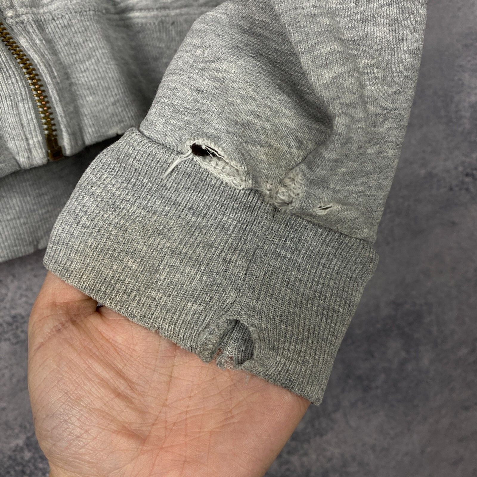 Ralph Lauren Polo Jeans Company Zip Hoodie Women's Size S Gray ` Size S / US 4 / IT 40 - 6 Thumbnail