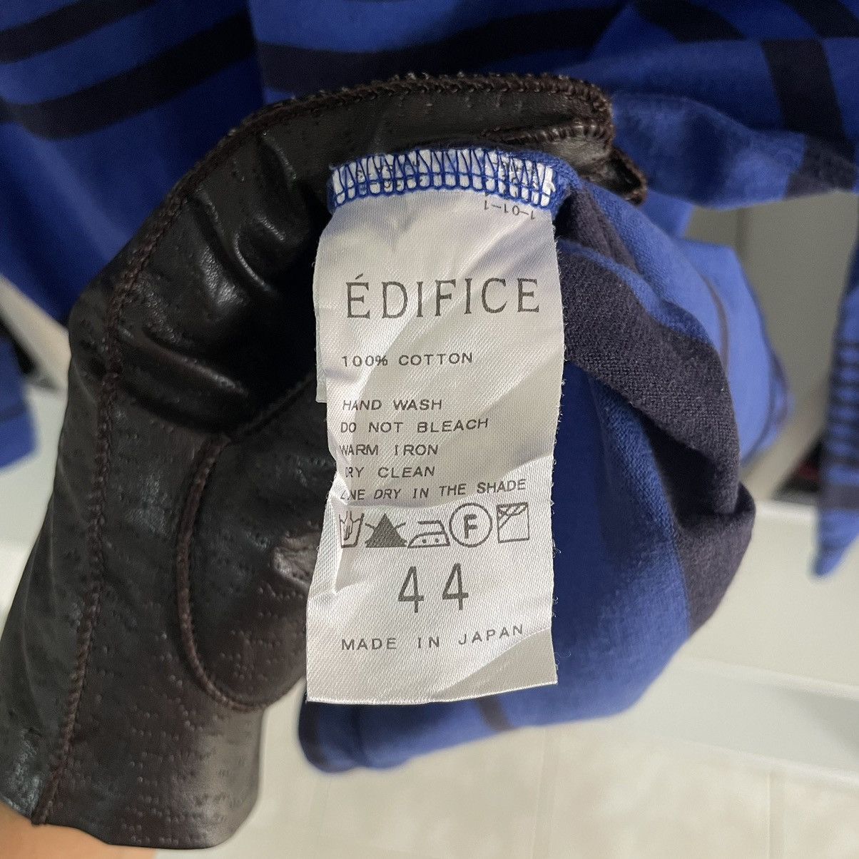 Vetements 🇯🇵 EDIFICE Vetements Pour Homme Women Stripe Blue Longsleeve Size US S / EU 44-46 / 1 - 5 Thumbnail