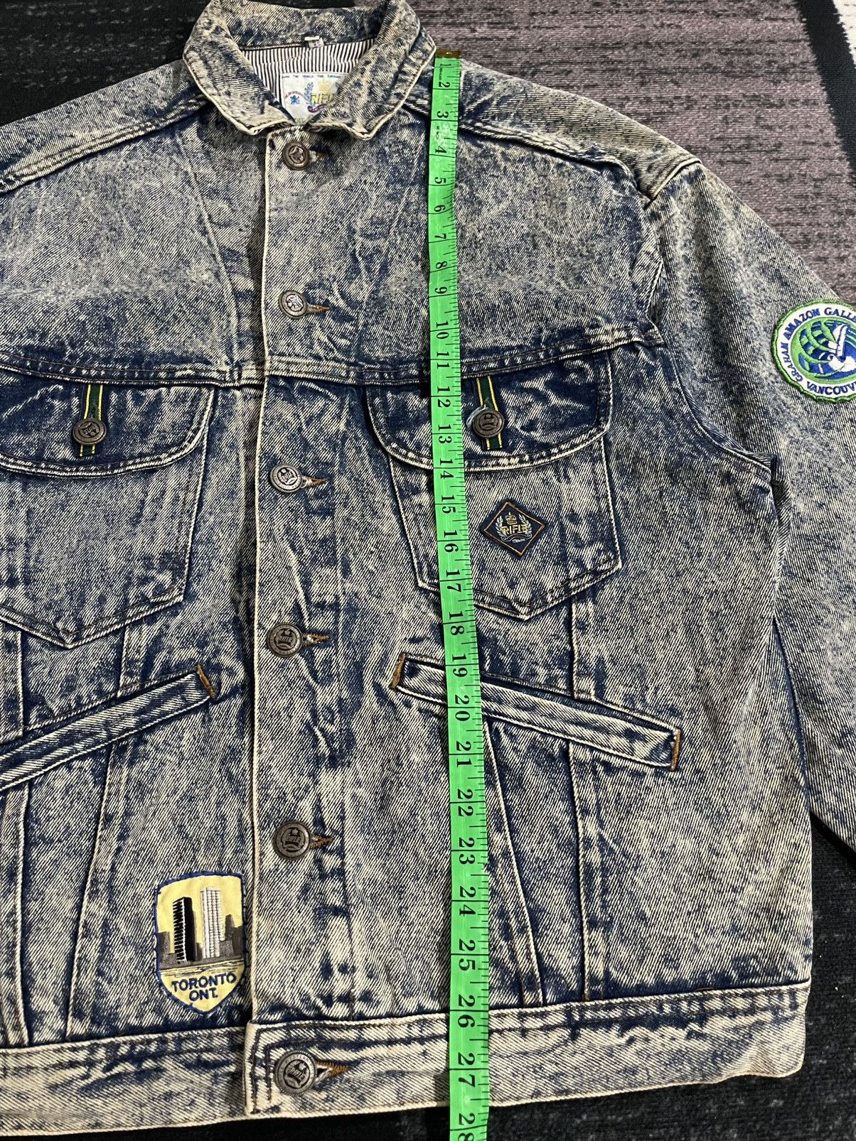 RIFLE Vintage Rifle Denim Jacket Size US L / EU 52-54 / 3 - 23 Thumbnail