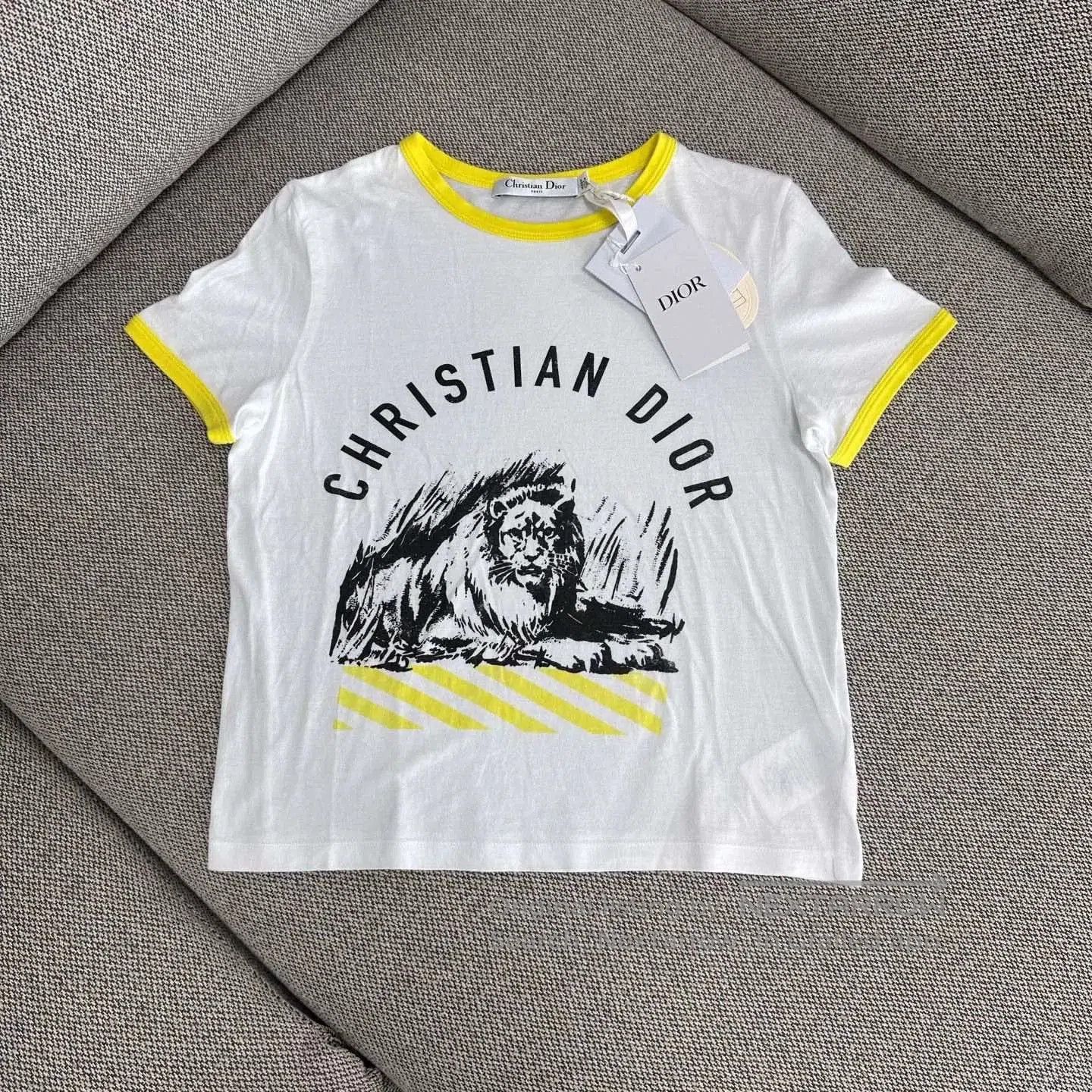 Dior Dior Lion Letter Print Short Sleeve T. Size US M / EU 48-50 / 2 - 1 Thumbnail