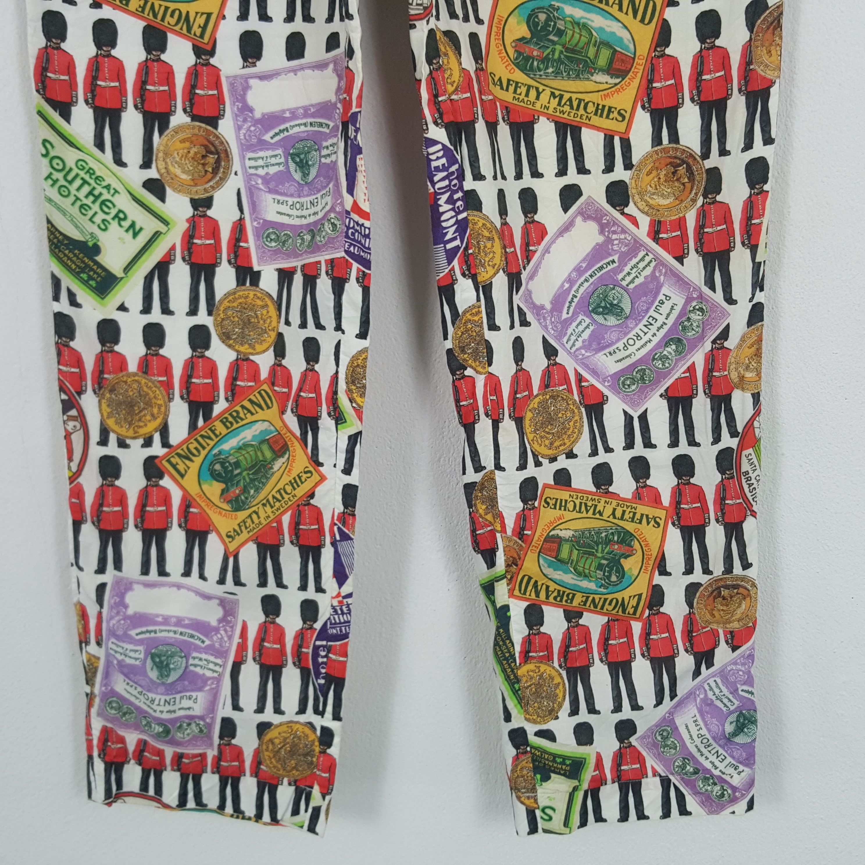 Comme des Garcons × Japanese Brand × Tricot Comme des Garcons Vintage AD2012 Tricot Comme des Garcons All Overprint Pants Size 29" - 3 Thumbnail