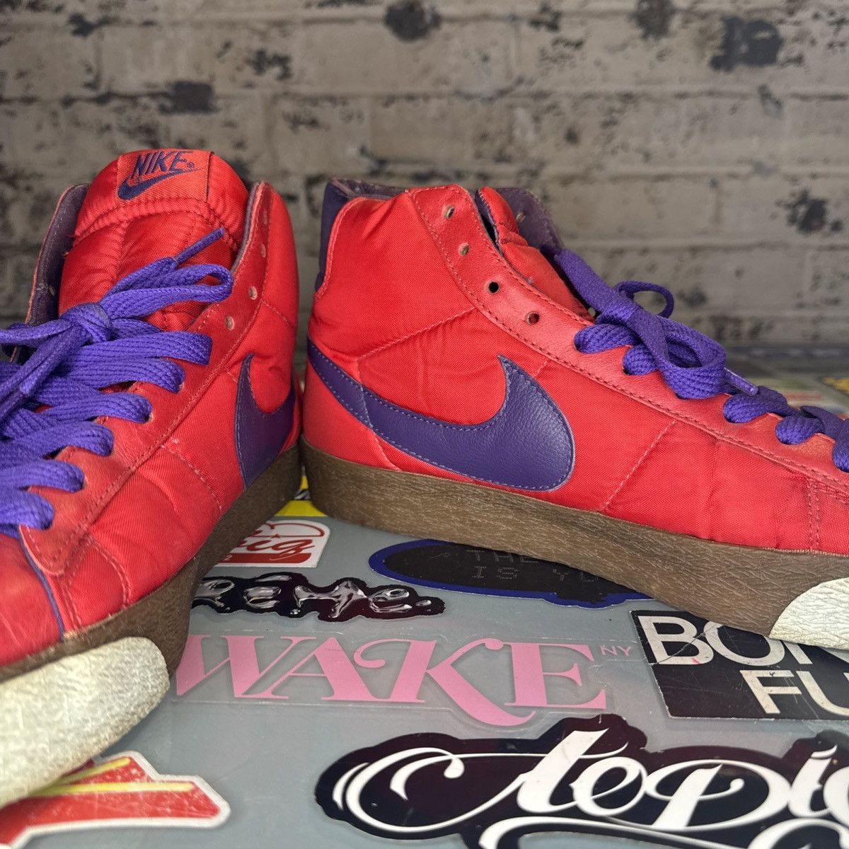 Nike Nike Blazer Mid Premium Tech Pack Red Gum Sz 9.5 317435-651 Size US 9.5 / EU 42-43 - 7 Thumbnail
